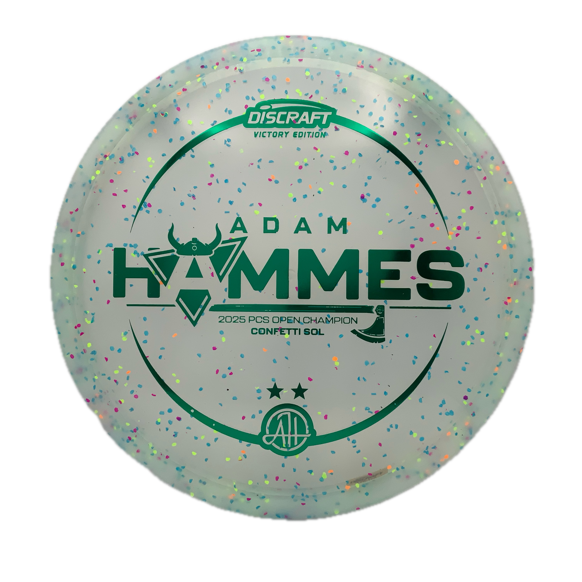 Discraft Sol - Adam Hammes Victory Edition Z FLX Confetti #1 - 170-172 - Astro Discs TX - Houston Disc Golf
