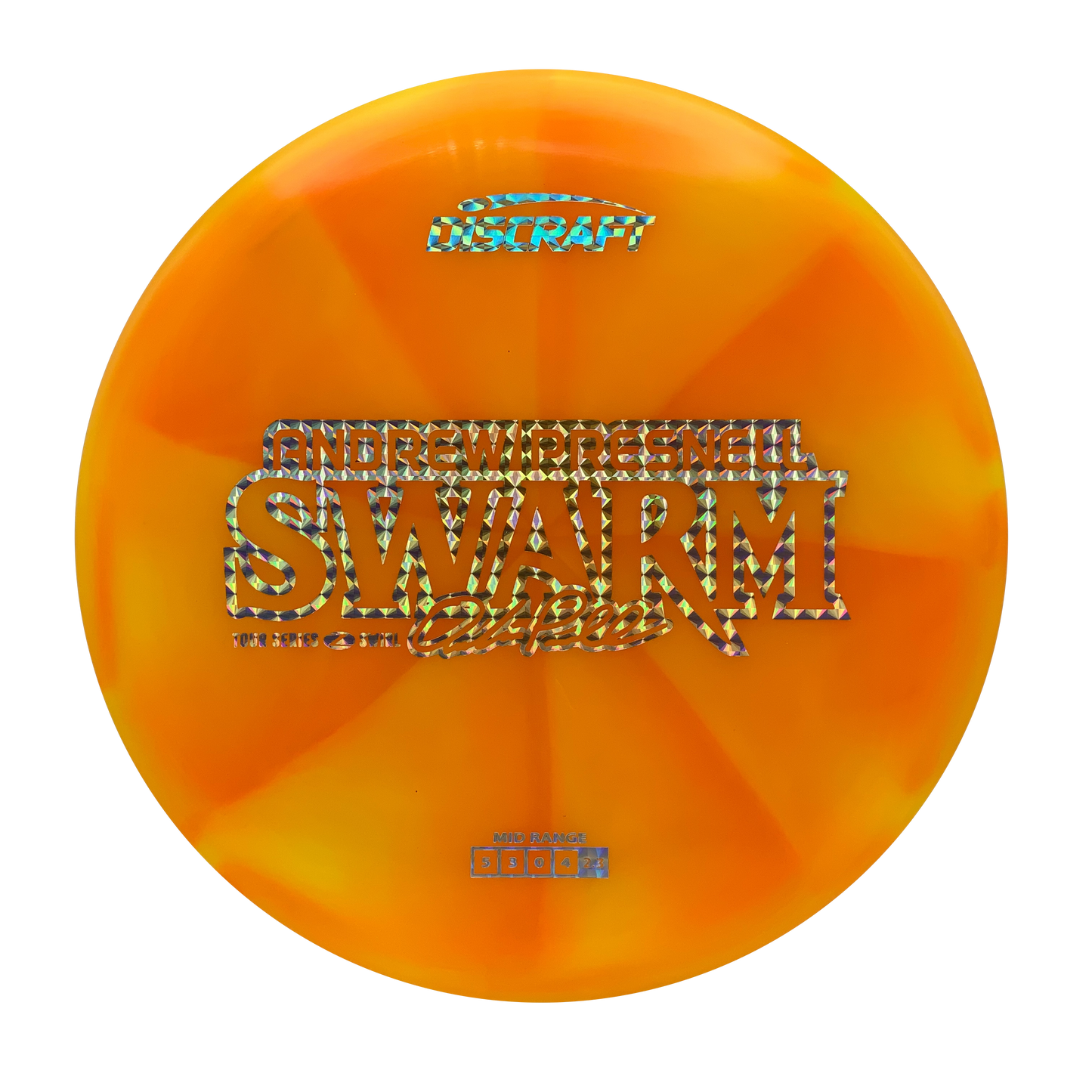 Discraft Swarm - 2025 Andrew Presnell Tour Series Z Swirl #5 - 177+ - Astro Discs TX - Houston Disc Golf