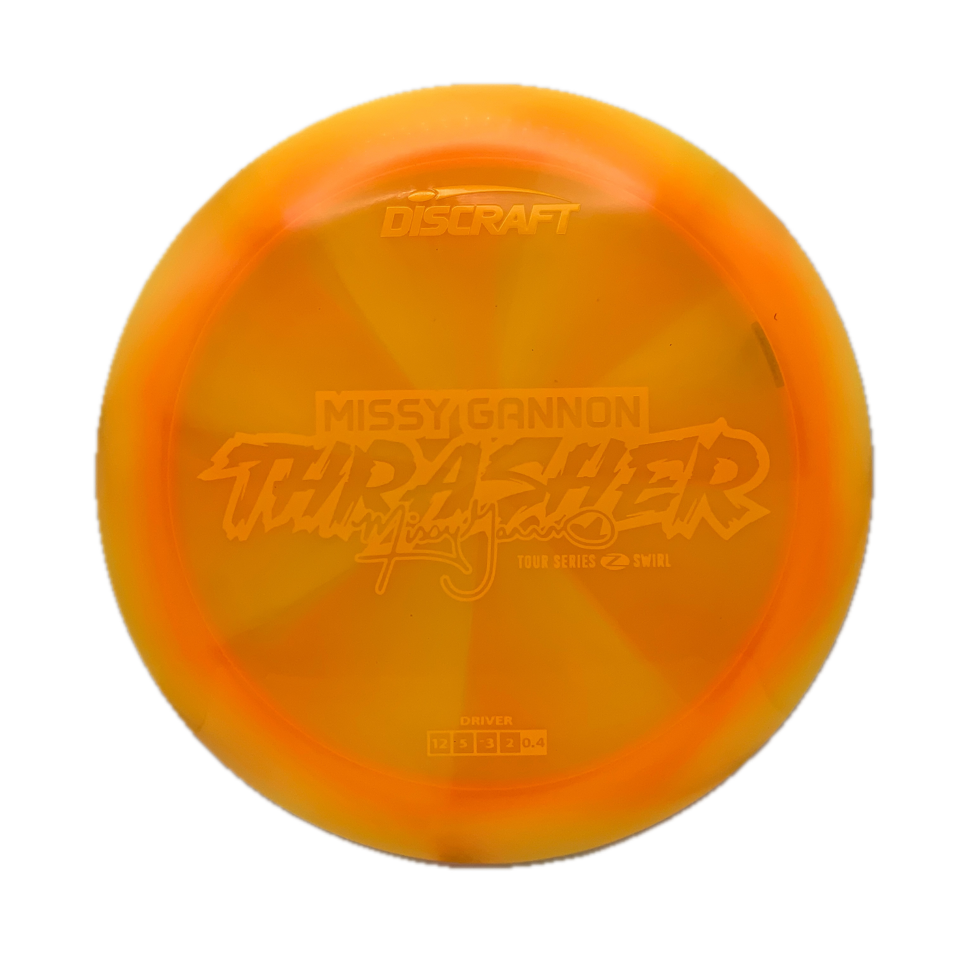 Discraft Thrasher - 2025 Missy Gannon Tour Series Z Swirl #7 - 173-174 - Astro Discs TX - Houston Disc Golf