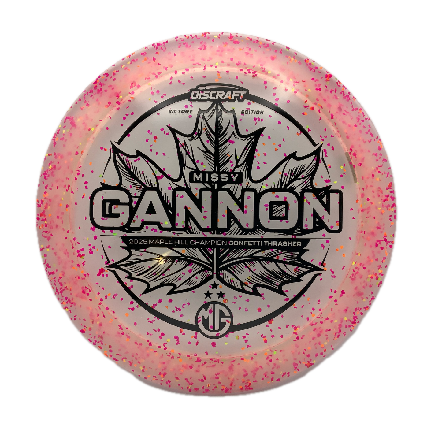 Discraft Thrasher - 2025 Missy Gannon Tour Series Z Confetti #13 - 167-169 - Astro Discs TX - Houston Disc Golf