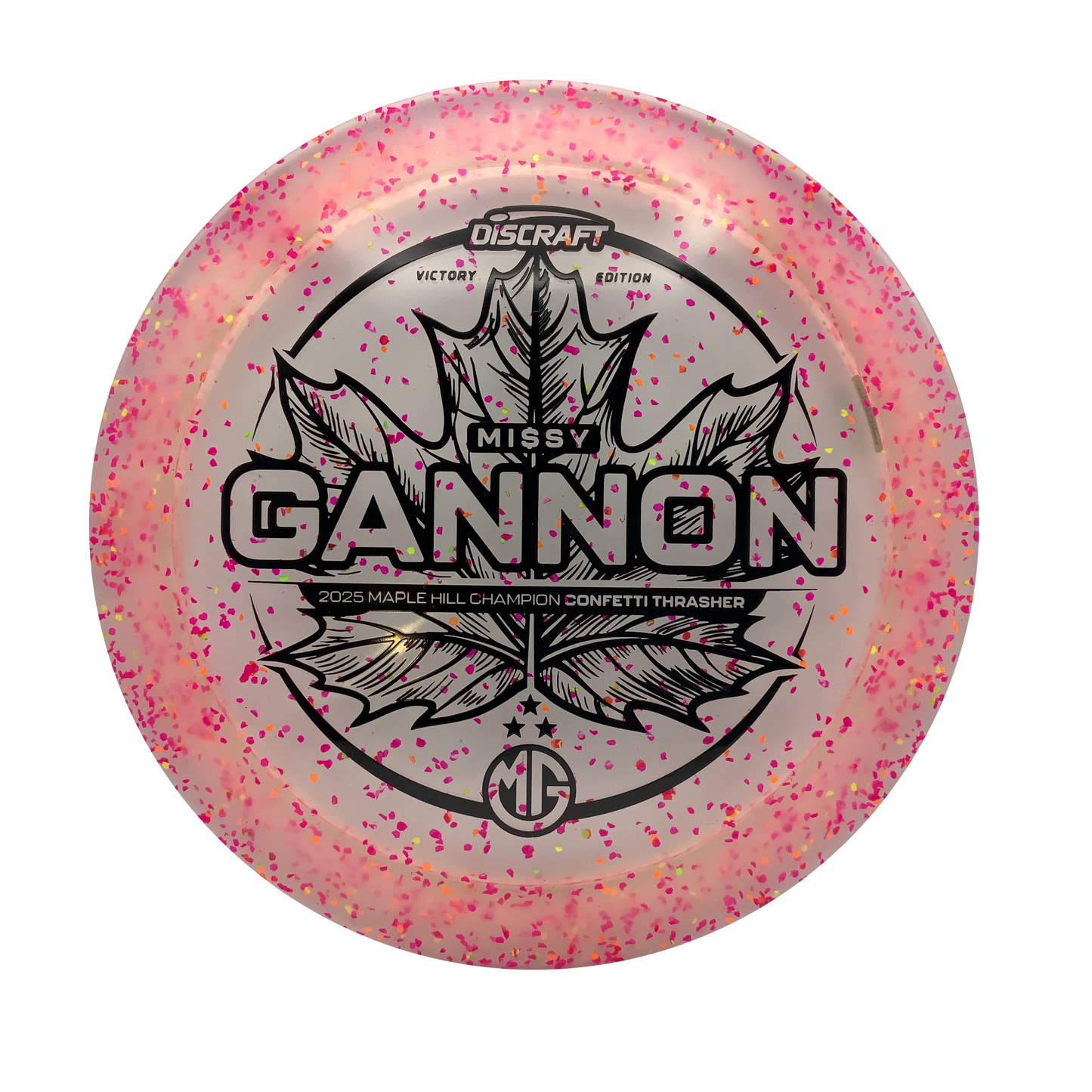 Discraft Thrasher - 2025 Missy Gannon Tour Series Z Confetti #13 - 167-169 - Astro Discs TX - Houston Disc Golf