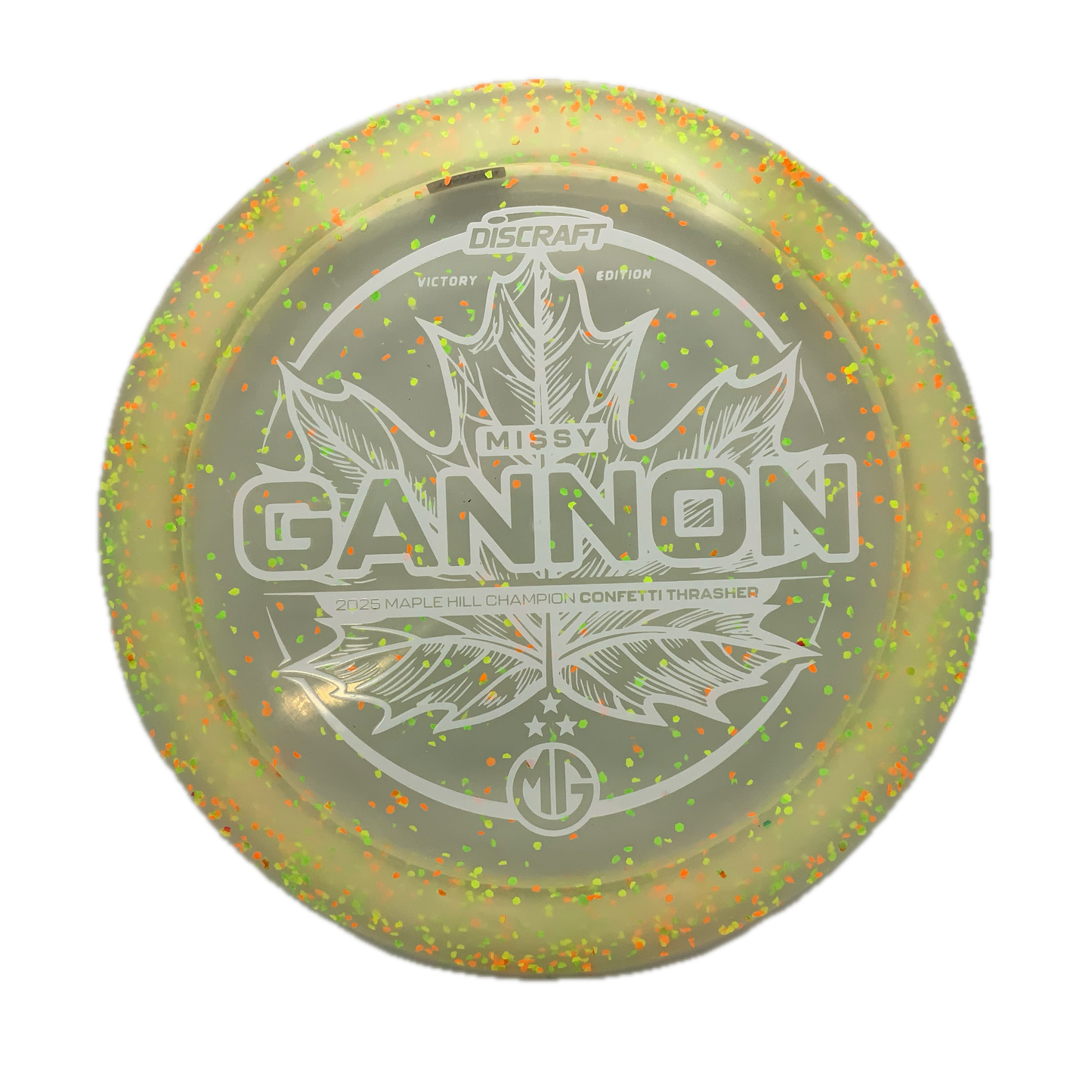 Discraft Thrasher - 2025 Missy Gannon Tour Series Z Confetti #15 - 173-174 - Astro Discs TX - Houston Disc Golf