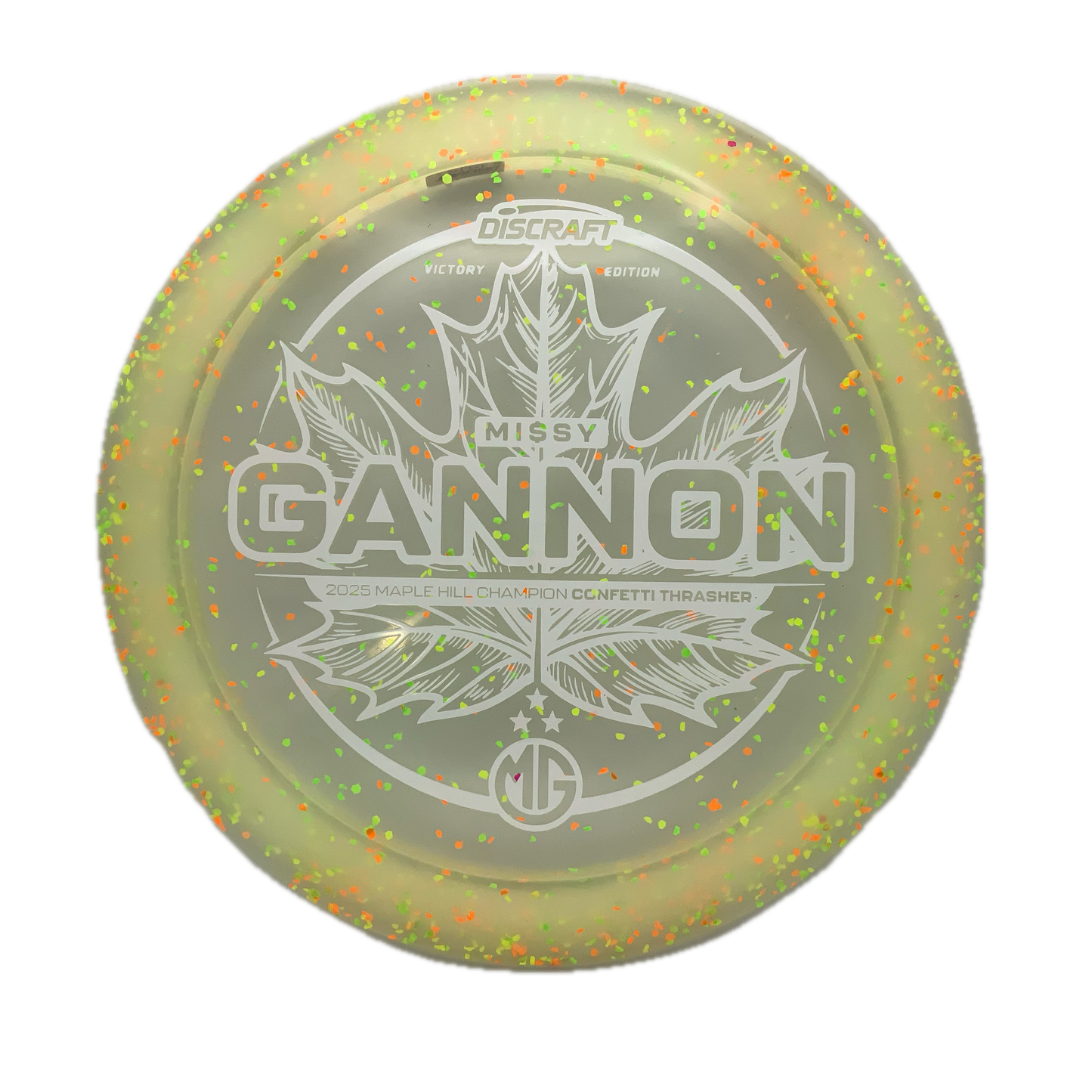 Discraft Thrasher - 2025 Missy Gannon Tour Series Z Confetti #16 - 173-174 - Astro Discs TX - Houston Disc Golf