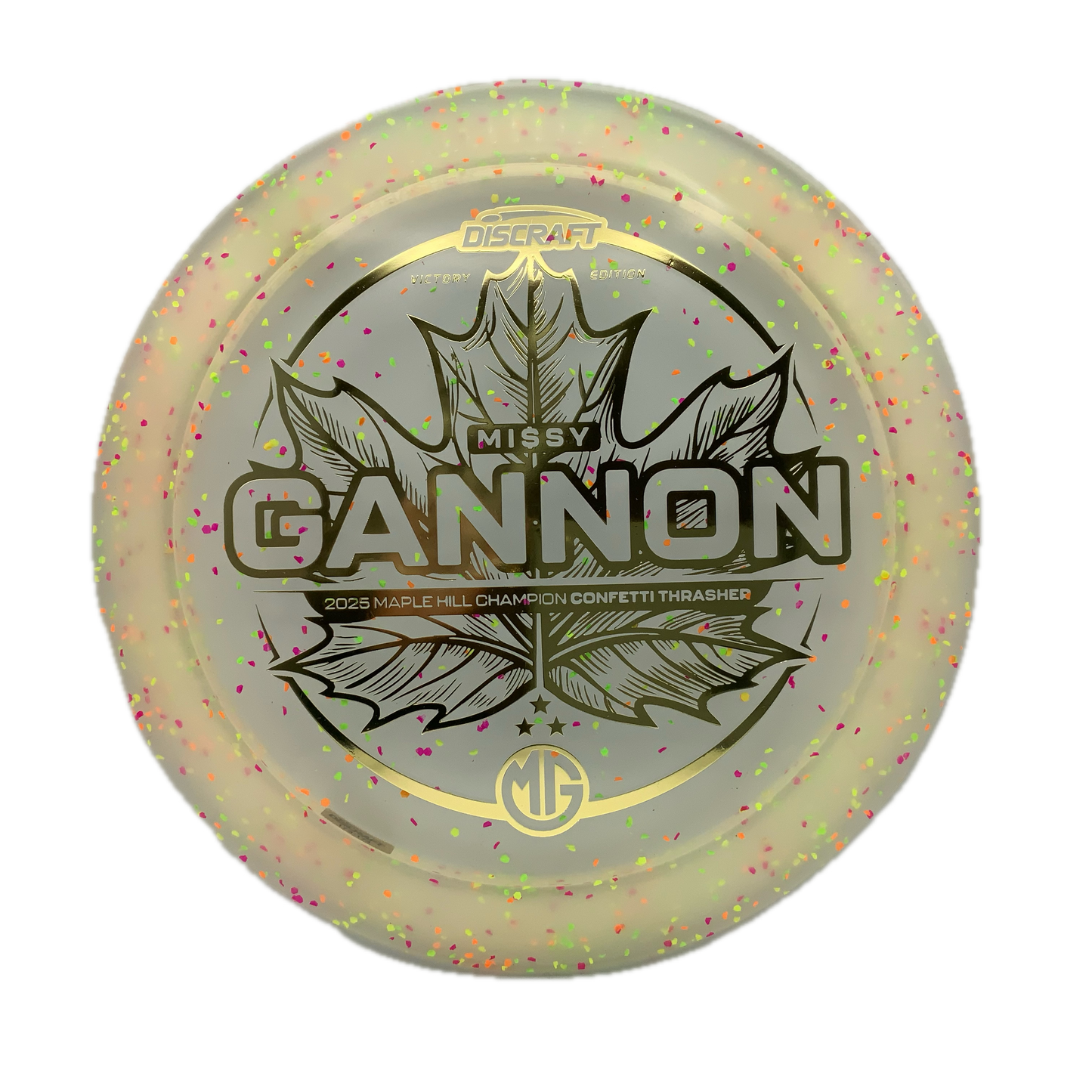 Discraft Thrasher - 2025 Missy Gannon Tour Series Z Confetti #17 - 173-174 - Astro Discs TX - Houston Disc Golf