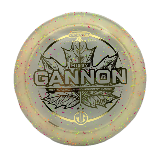 Discraft Thrasher - 2025 Missy Gannon Tour Series Z Confetti #17 - 173-174 - Astro Discs TX - Houston Disc Golf