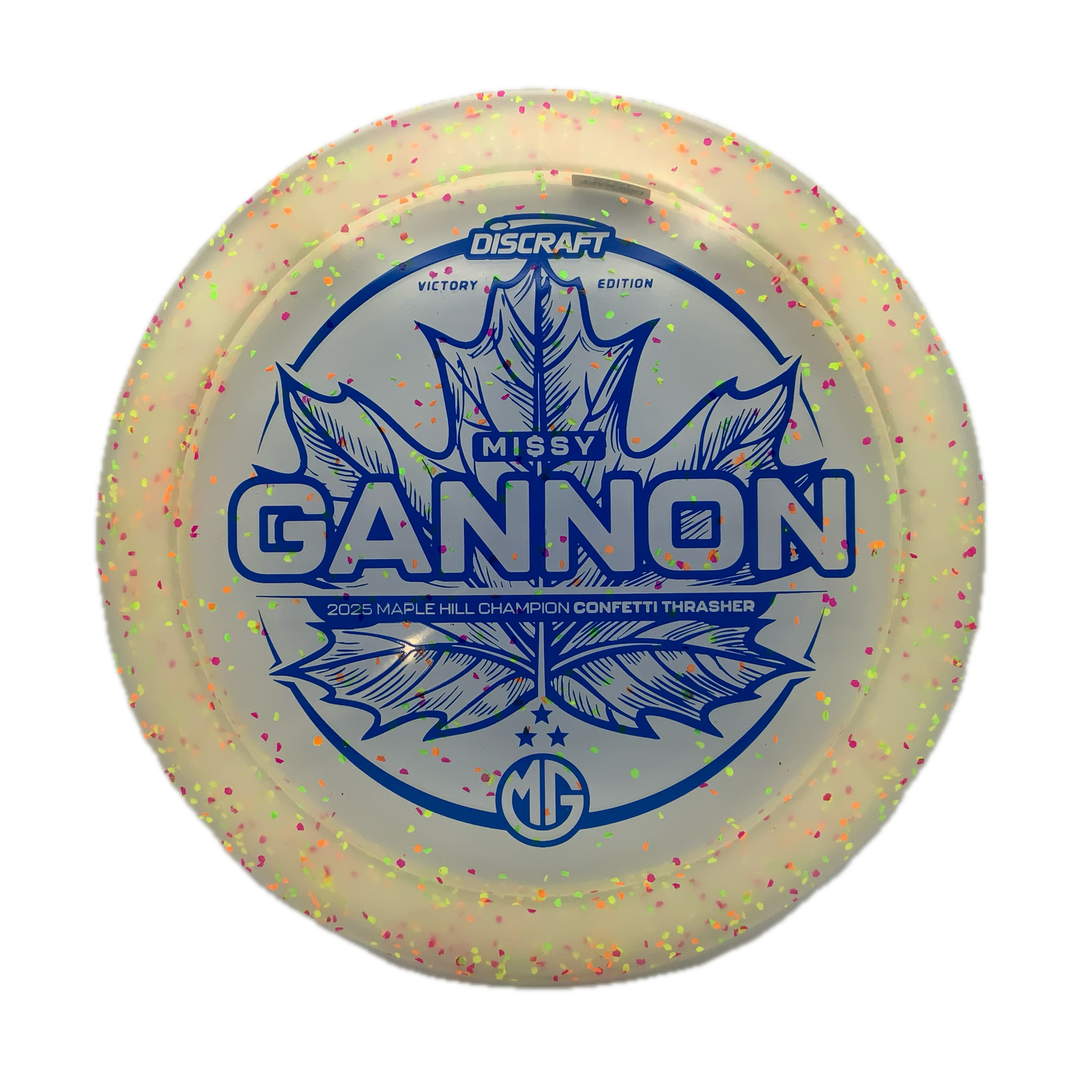 Discraft Thrasher - 2025 Missy Gannon Tour Series Z Confetti #18 - 173-174 - Astro Discs TX - Houston Disc Golf