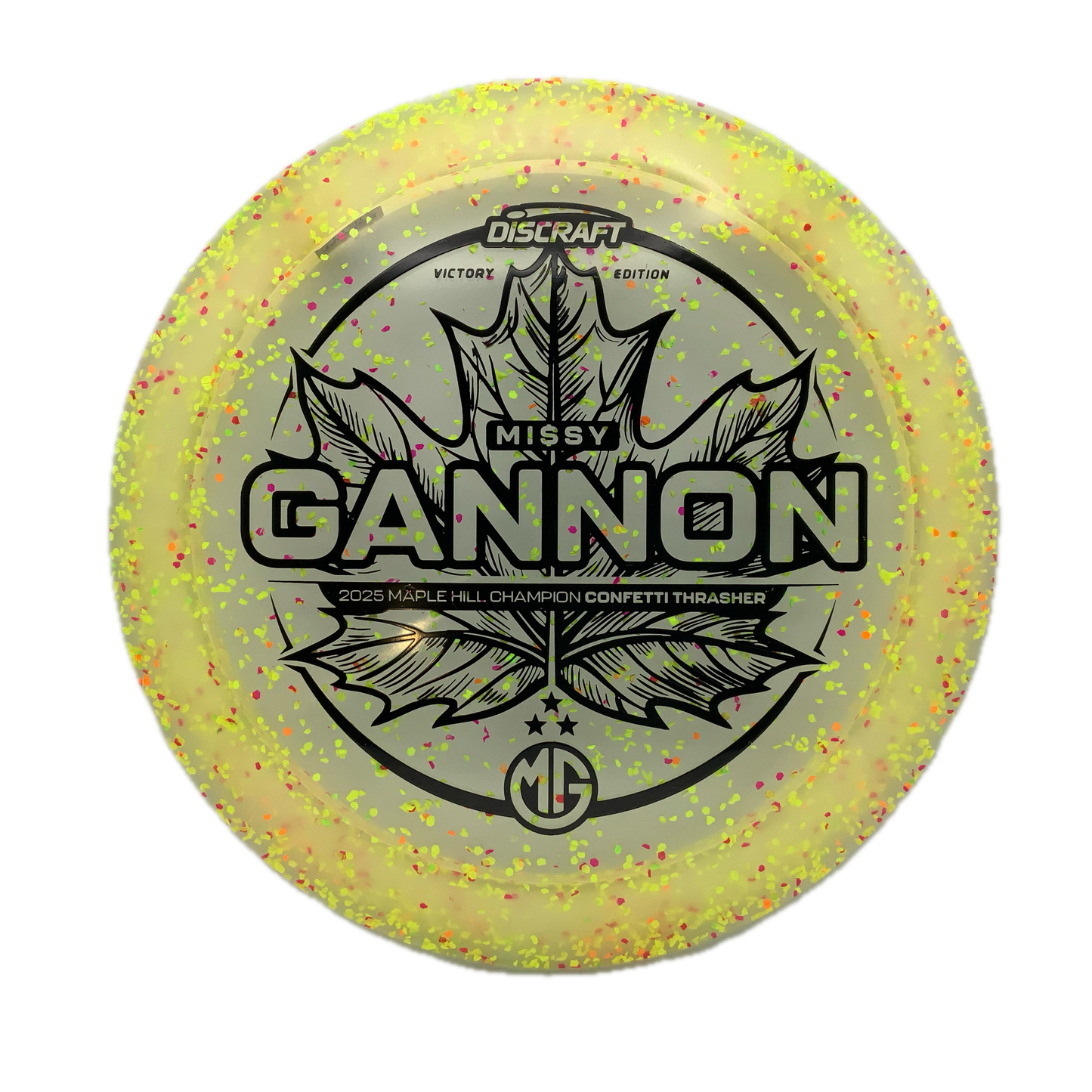 Discraft Thrasher - 2025 Missy Gannon Tour Series Z Confetti #22 - 173-174 - Astro Discs TX - Houston Disc Golf