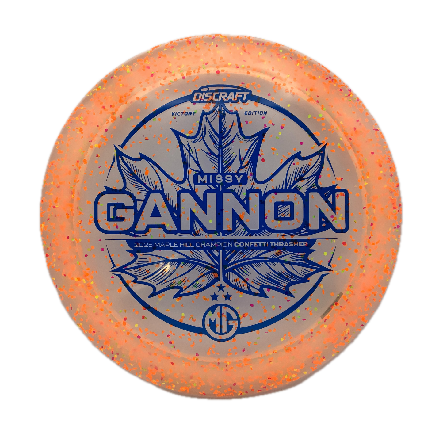 Discraft Thrasher - 2025 Missy Gannon Tour Series Z Confetti #25 - 173-174 - Astro Discs TX - Houston Disc Golf