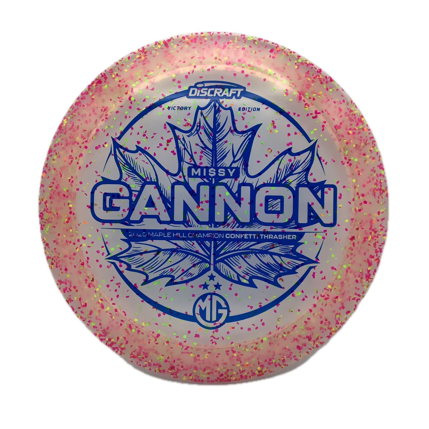 Discraft Thrasher - 2025 Missy Gannon Tour Series Z Confetti #26 - 173-174 - Astro Discs TX - Houston Disc Golf