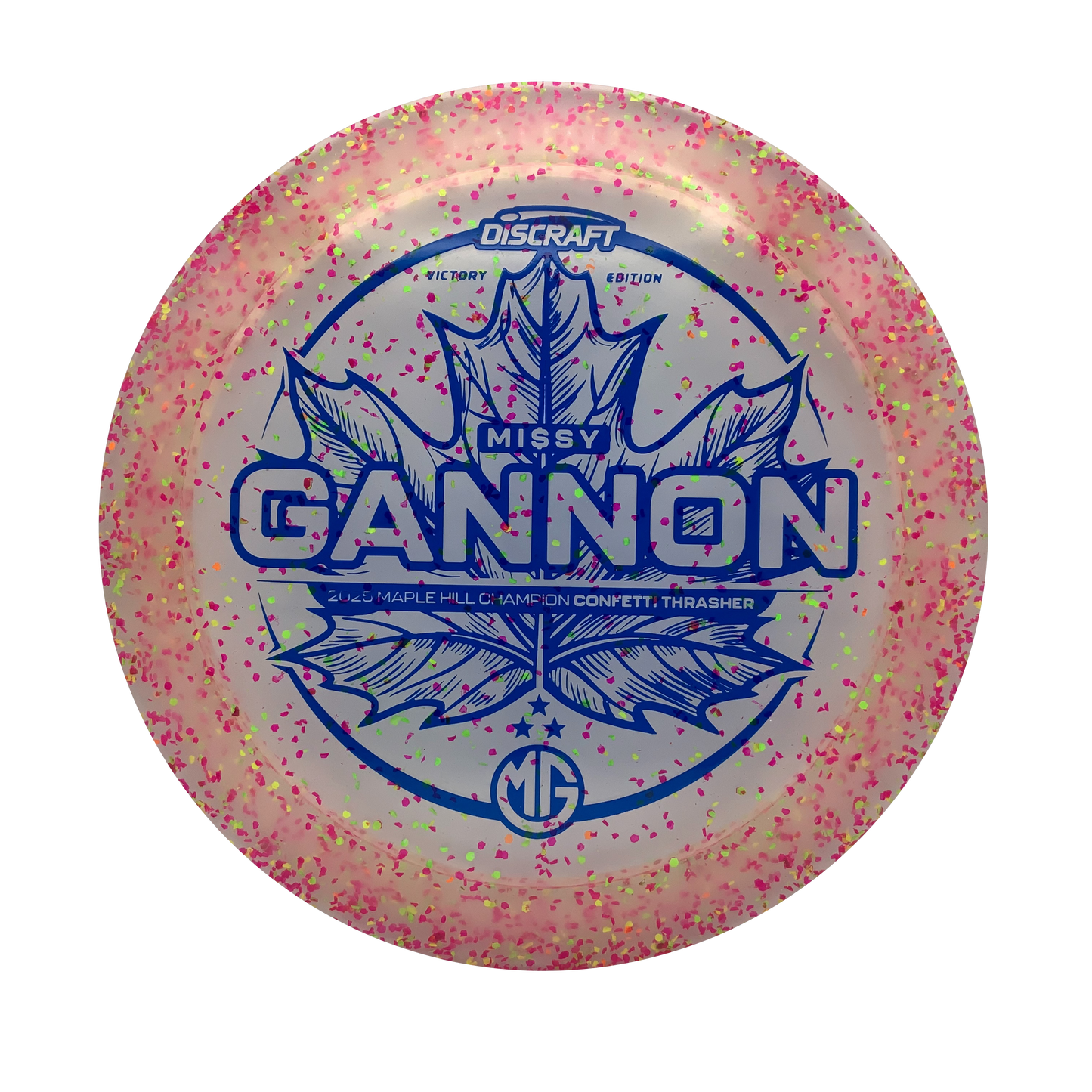 Discraft Thrasher - 2025 Missy Gannon Tour Series Z Confetti #26 - 173-174 - Astro Discs TX - Houston Disc Golf