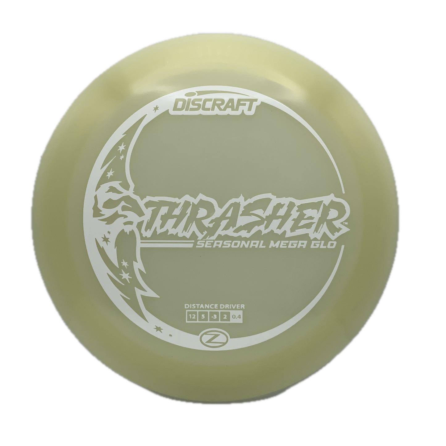 Discraft Thrasher - Mega Glo Z Mega Glo Z #18 - 170-172 - Astro Discs TX - Houston Disc Golf