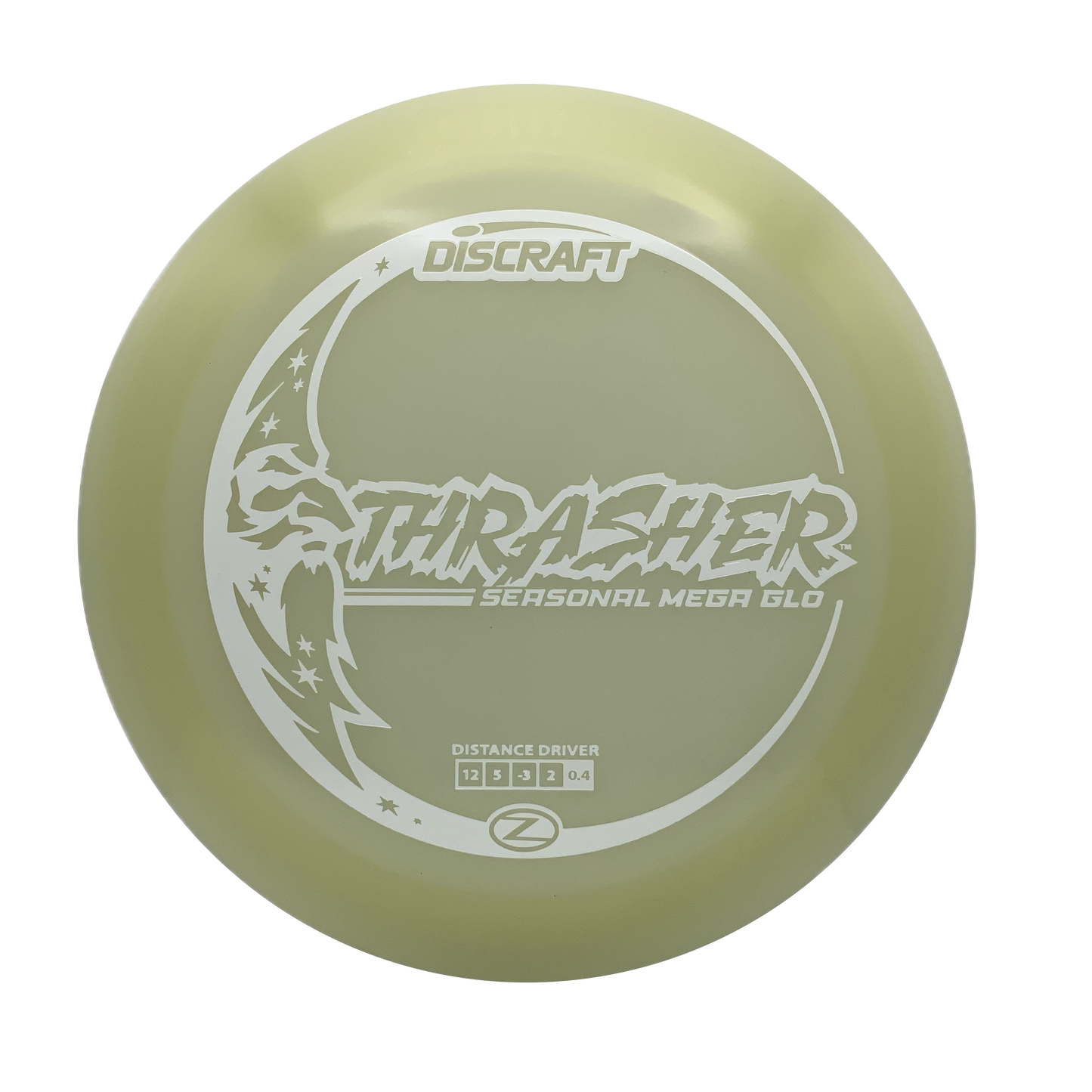 Discraft Thrasher - Mega Glo Z Mega Glo Z #18 - 170-172 - Astro Discs TX - Houston Disc Golf