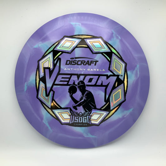 Discraft Venom - 2025 USDGC Anthony Barela Pop Top Swirl #19 - 170-172 - Astro Discs TX - Houston Disc Golf