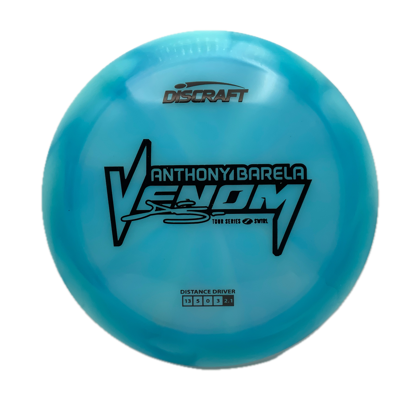 Discraft Venom - 2025 Anthony Barela Tour Series Z Swirl #12 - 173-174 - Astro Discs TX - Houston Disc Golf
