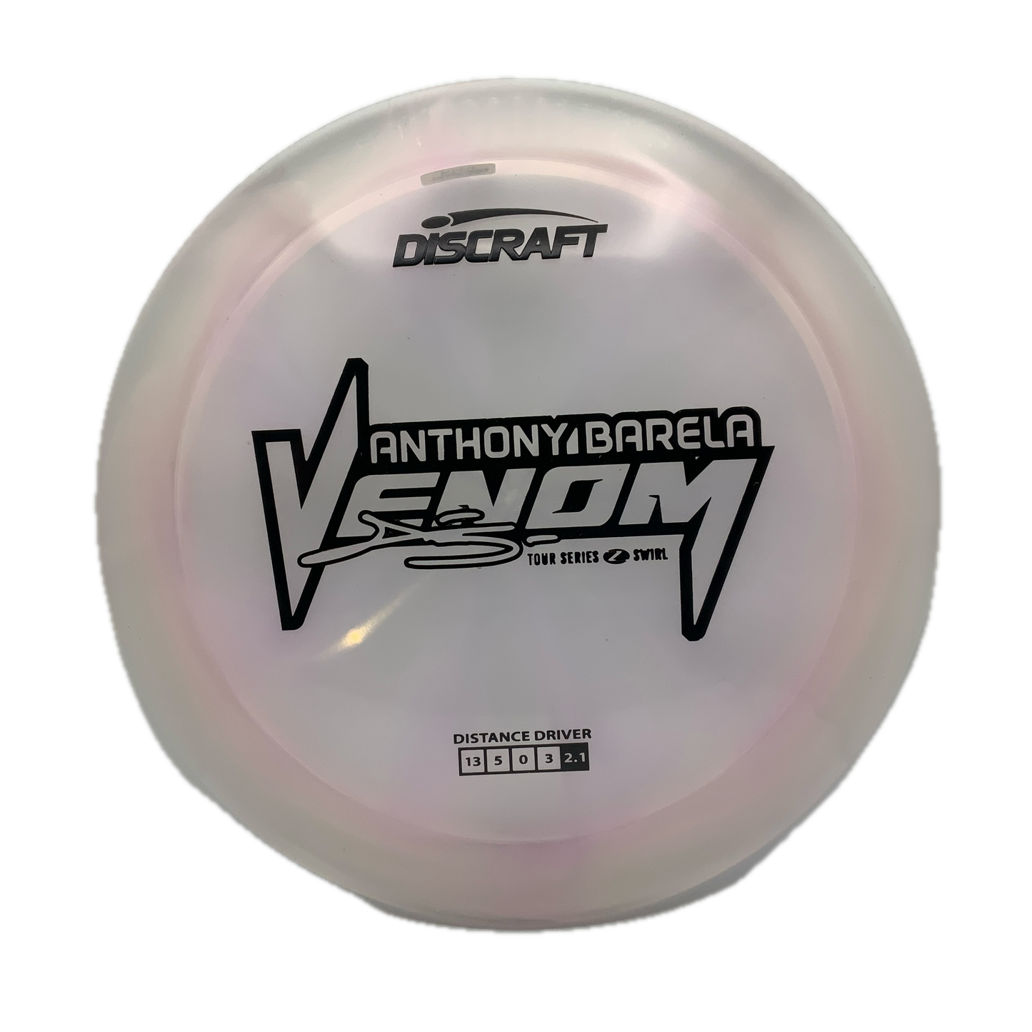 Discraft Venom - 2025 Anthony Barela Tour Series Z Swirl #16 - 173-174 - Astro Discs TX - Houston Disc Golf
