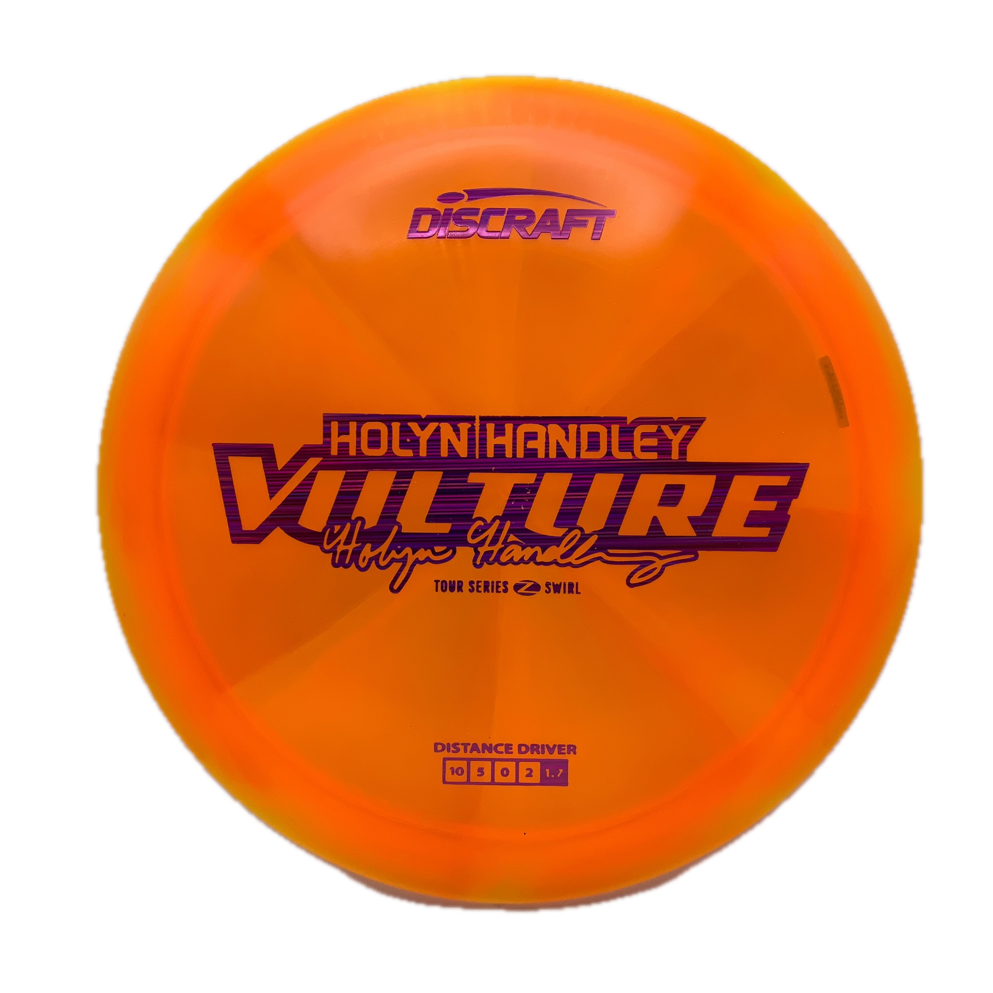 Discraft Vulture - 2025 Holyn Handley Tour Series Z Swirl #7 - 173-174 - Astro Discs TX - Houston Disc Golf