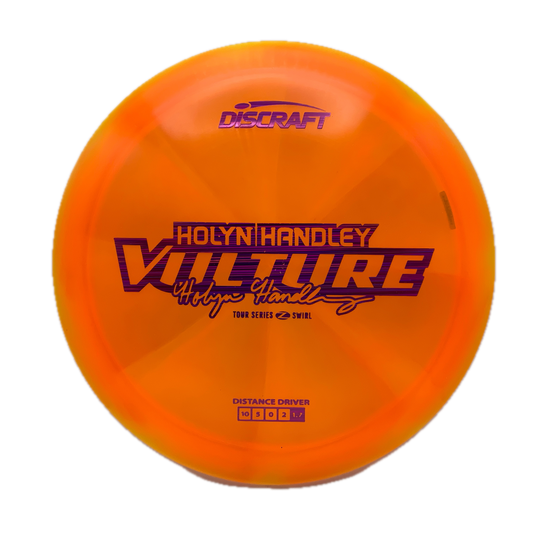 Discraft Vulture - 2025 Holyn Handley Tour Series Z Swirl #7 - 173-174 - Astro Discs TX - Houston Disc Golf