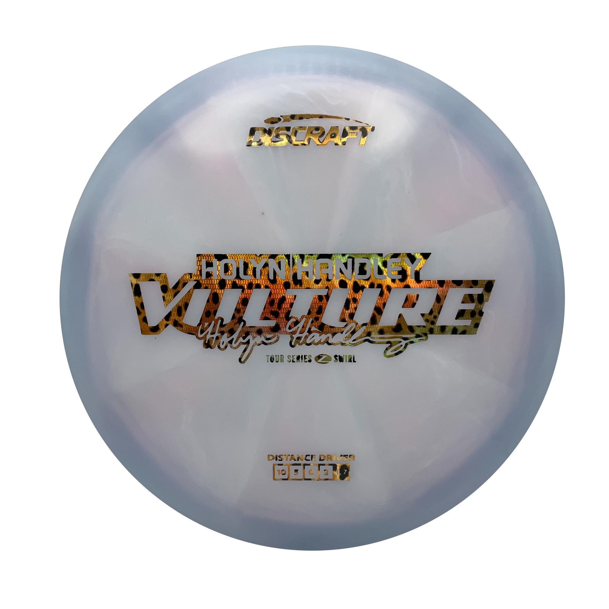 Discraft Vulture - 2025 Holyn Handley Tour Series Z Swirl #8 - 173-174 - Astro Discs TX - Houston Disc Golf