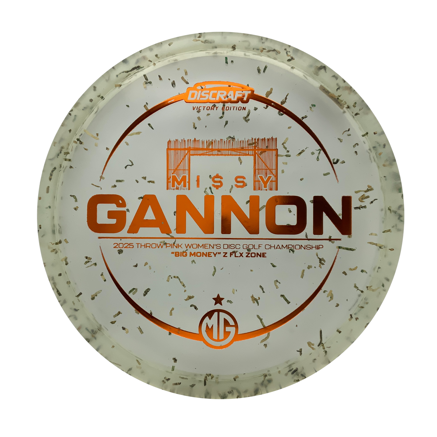 Discraft Zone - 2025 Missy Gannon Throw Pink Money Z Flx #43 - 173-174 - Astro Discs TX - Houston Disc Golf