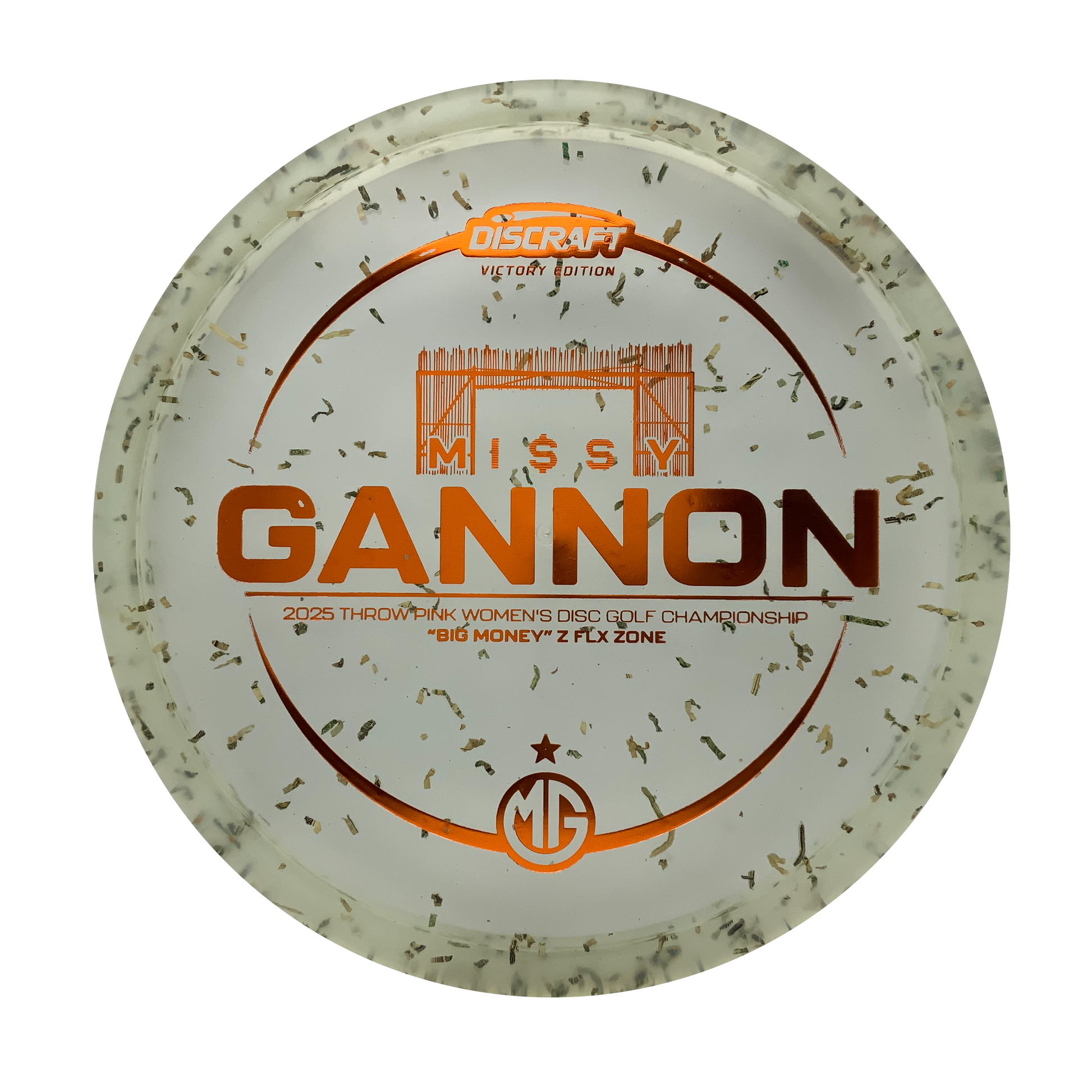 Discraft Zone - 2025 Missy Gannon Throw Pink Money Z Flx #43 - 173-174 - Astro Discs TX - Houston Disc Golf