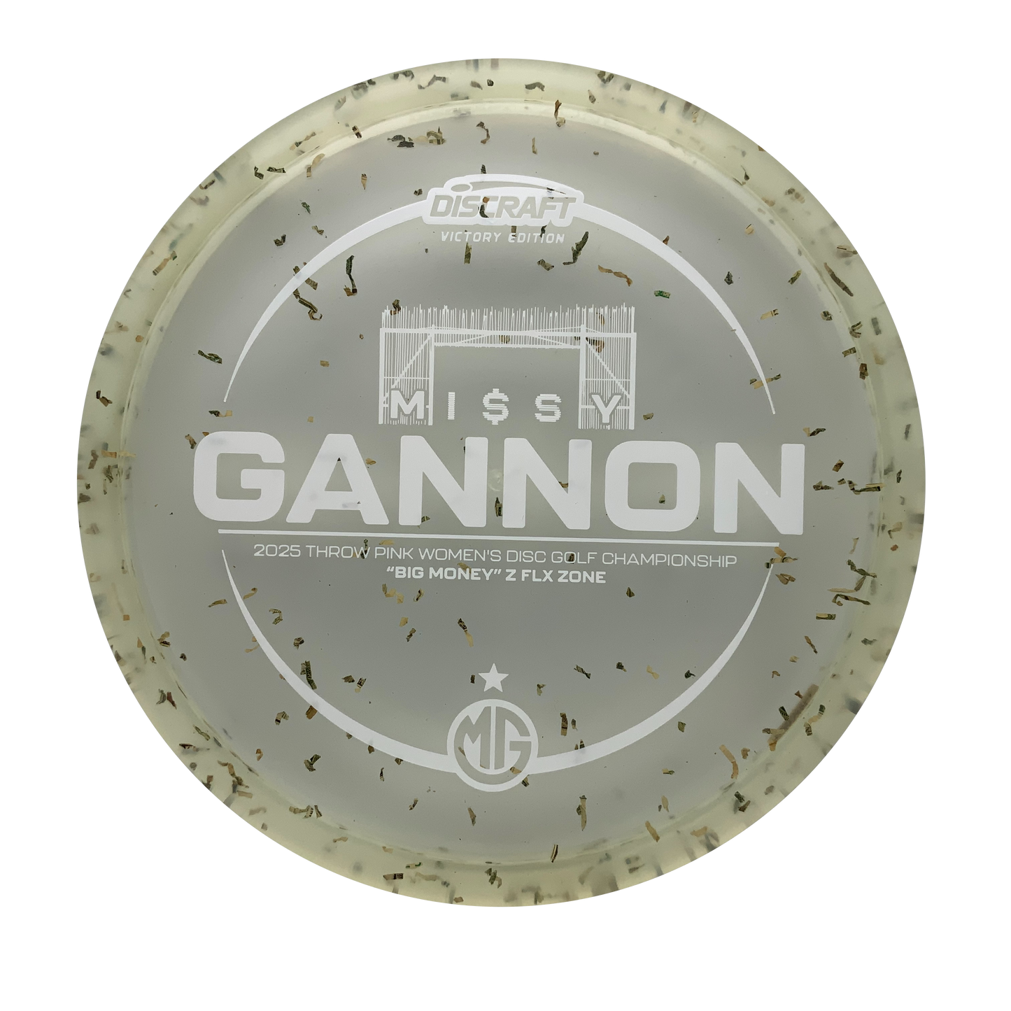 Discraft Zone - 2025 Missy Gannon Throw Pink Money Z Flx #44 - 173-174 - Astro Discs TX - Houston Disc Golf