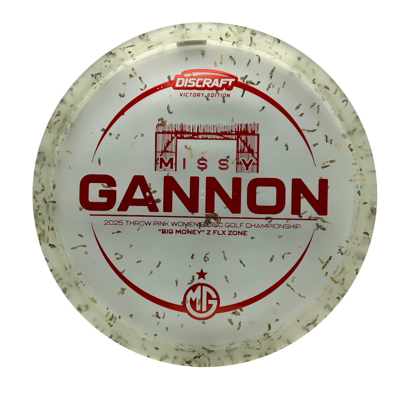 Discraft Zone - 2025 Missy Gannon Throw Pink Money Z Flx #45 - 173-174 - Astro Discs TX - Houston Disc Golf