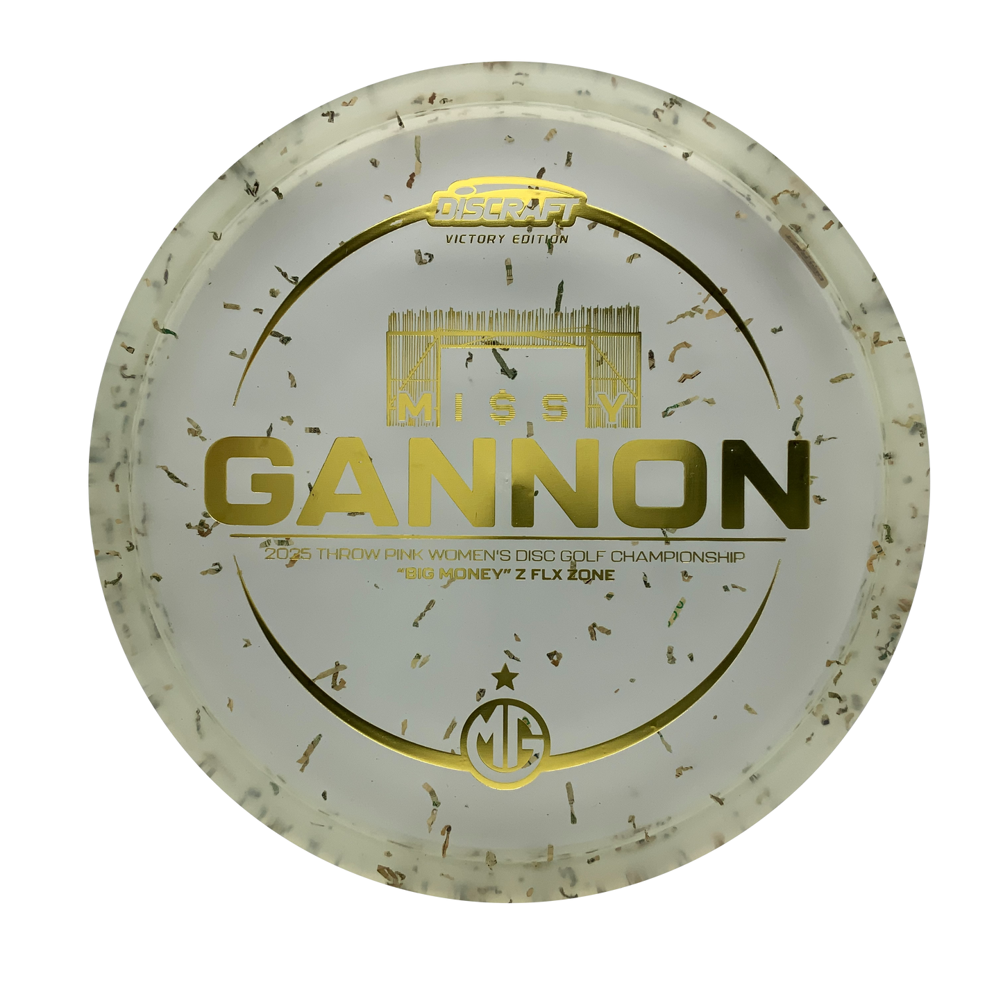 Discraft Zone - 2025 Missy Gannon Throw Pink Money Z Flx #55 - 173-174 - Astro Discs TX - Houston Disc Golf