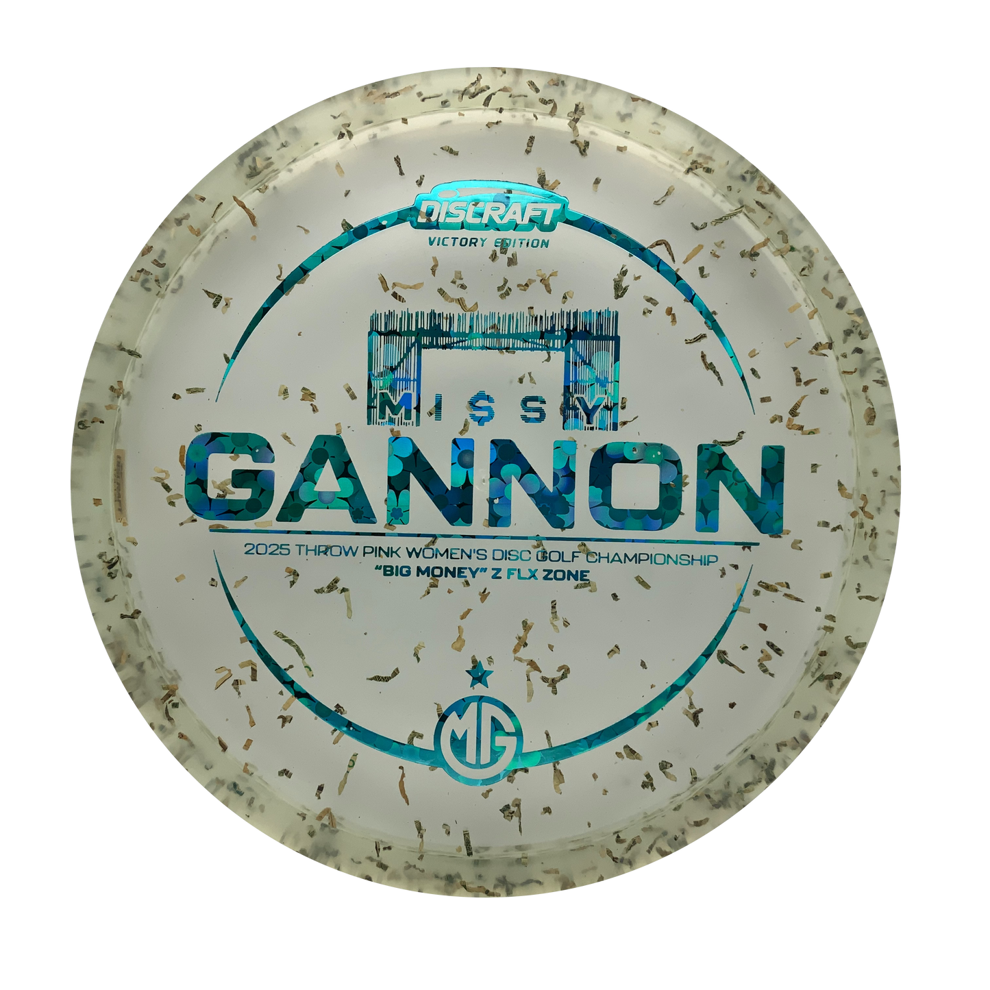 Discraft Zone - 2025 Missy Gannon Throw Pink Money Z Flx #60 - 173-174 - Astro Discs TX - Houston Disc Golf
