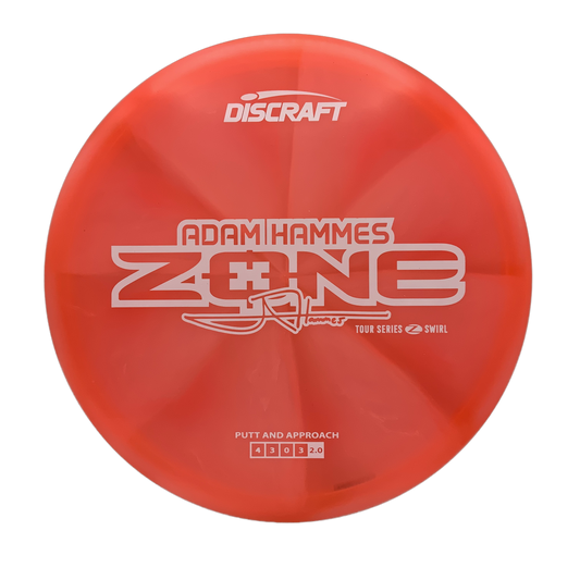 Discraft Zone - 2025 Adam Hammes Tour Series Z Swirl #17 - 173-174 - Astro Discs TX - Houston Disc Golf