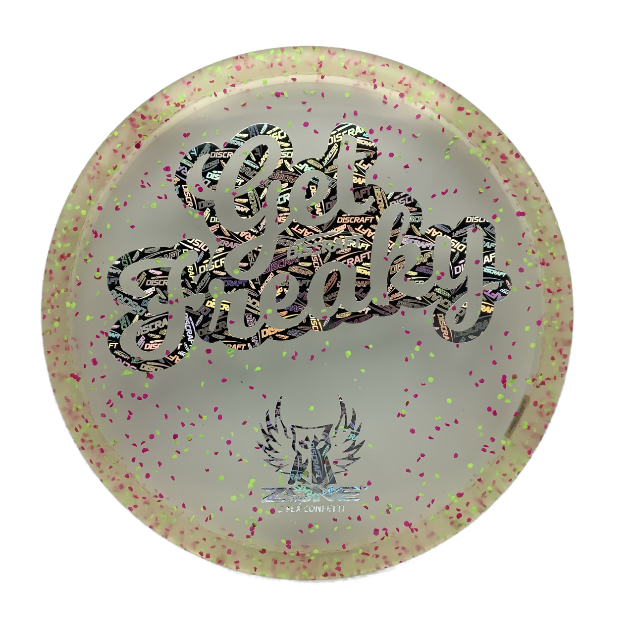Discraft Zone - Z FLX Confetti "Get Freaky" - Astro Discs TX - Houston Disc Golf