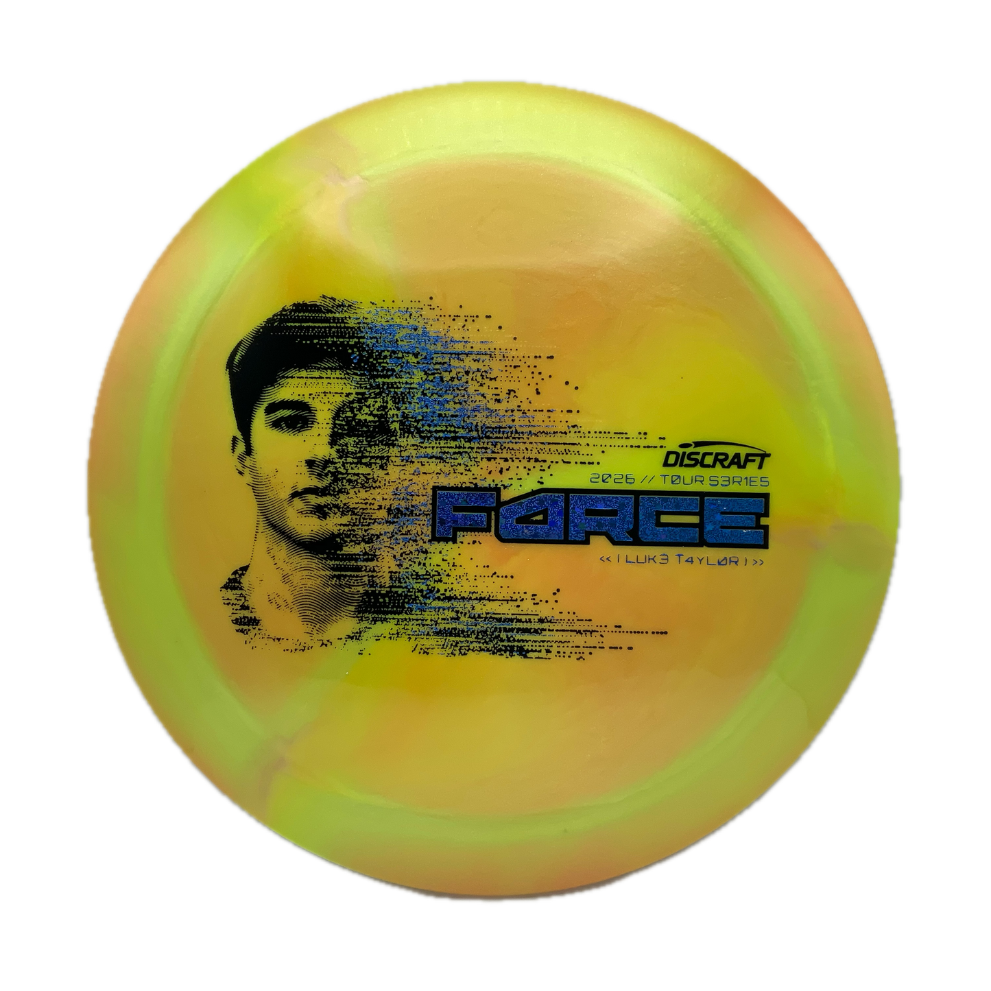 Discraft Force - 2026 Tour Series Special Blend Titanium x Big Z Swirl #3 - 173-174 - Astro Discs TX - Houston Disc Golf