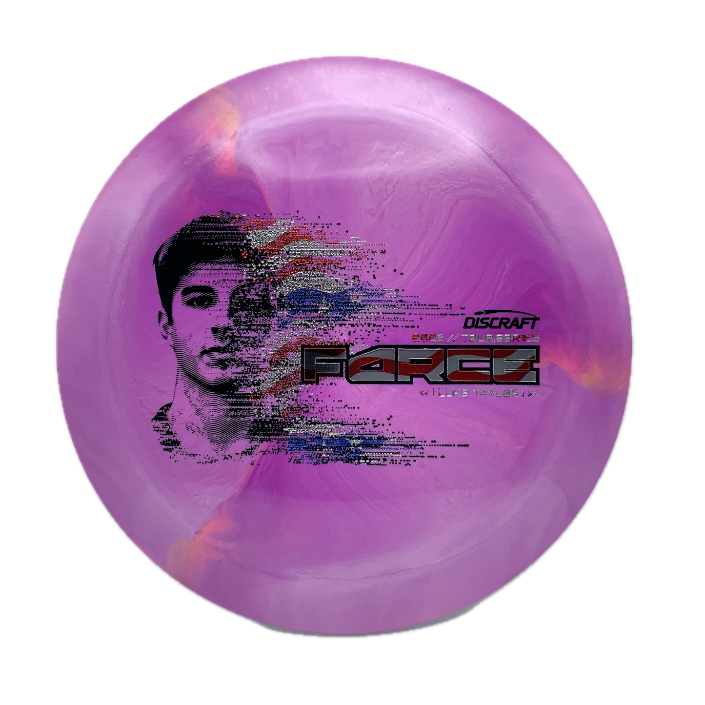 Discraft Force - 2026 Tour Series Special Blend Titanium x Big Z Swirl #6 - 173-174 - Astro Discs TX - Houston Disc Golf