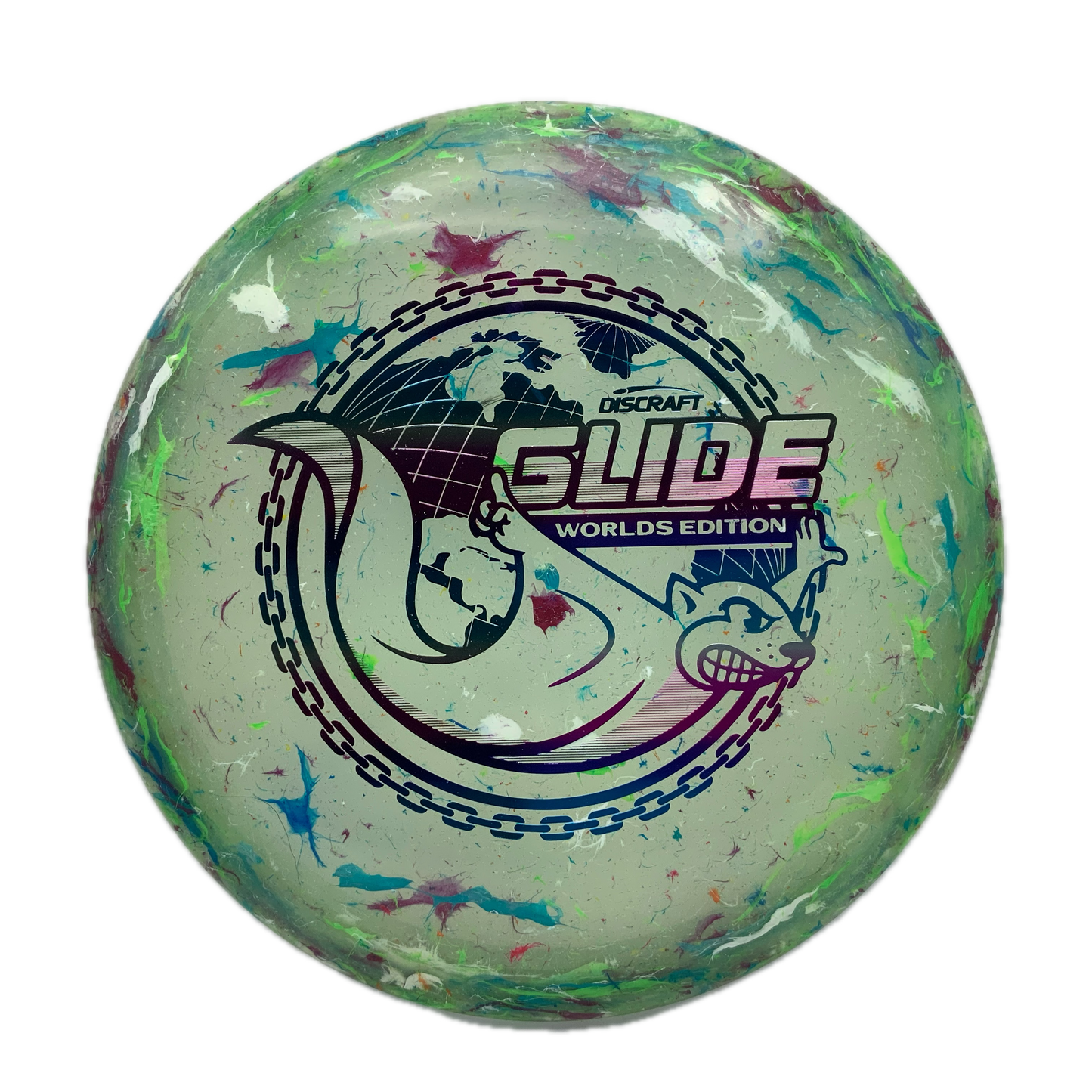 Discraft Glide - 2026 Worlds Z FLX Jawbreaker #3 - 173-174 - Astro Discs TX - Houston Disc Golf
