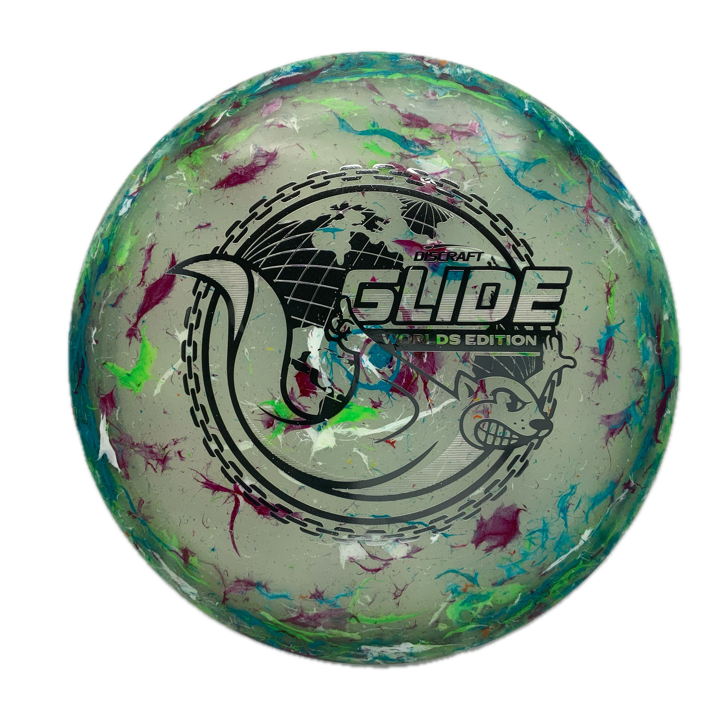 Discraft Glide - 2026 Worlds Z FLX Jawbreaker #4 - 173-174 - Astro Discs TX - Houston Disc Golf