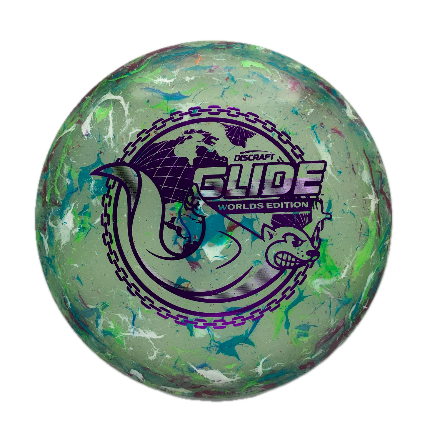 Discraft Glide - 2026 Worlds Z FLX Jawbreaker #7 - 173-174 - Astro Discs TX - Houston Disc Golf