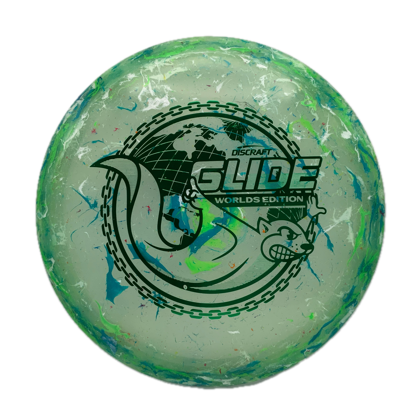 Discraft Glide - 2026 Worlds Z FLX Jawbreaker #8 - 175-176 - Astro Discs TX - Houston Disc Golf