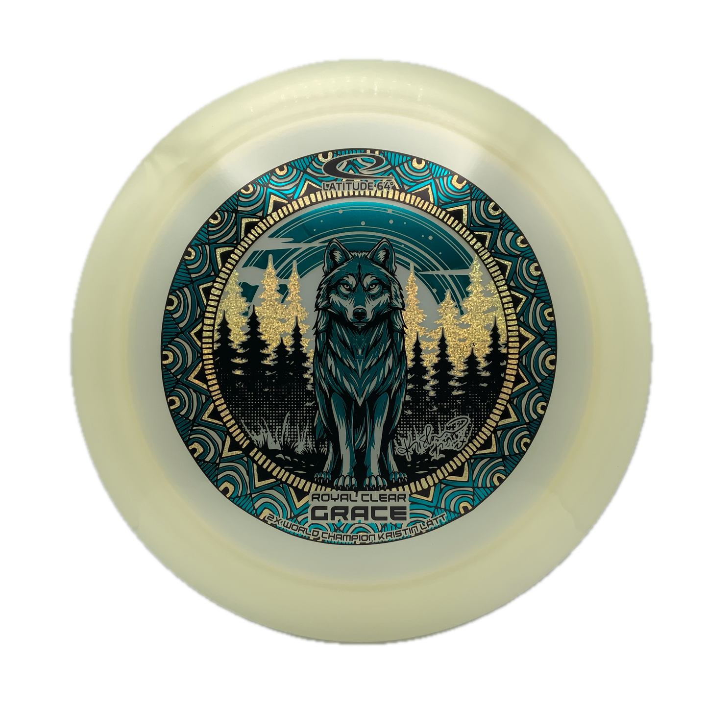 Latitude Grace - Kristin Latt Team Series Clear #8 - 173 - Astro Discs TX - Houston Disc Golf