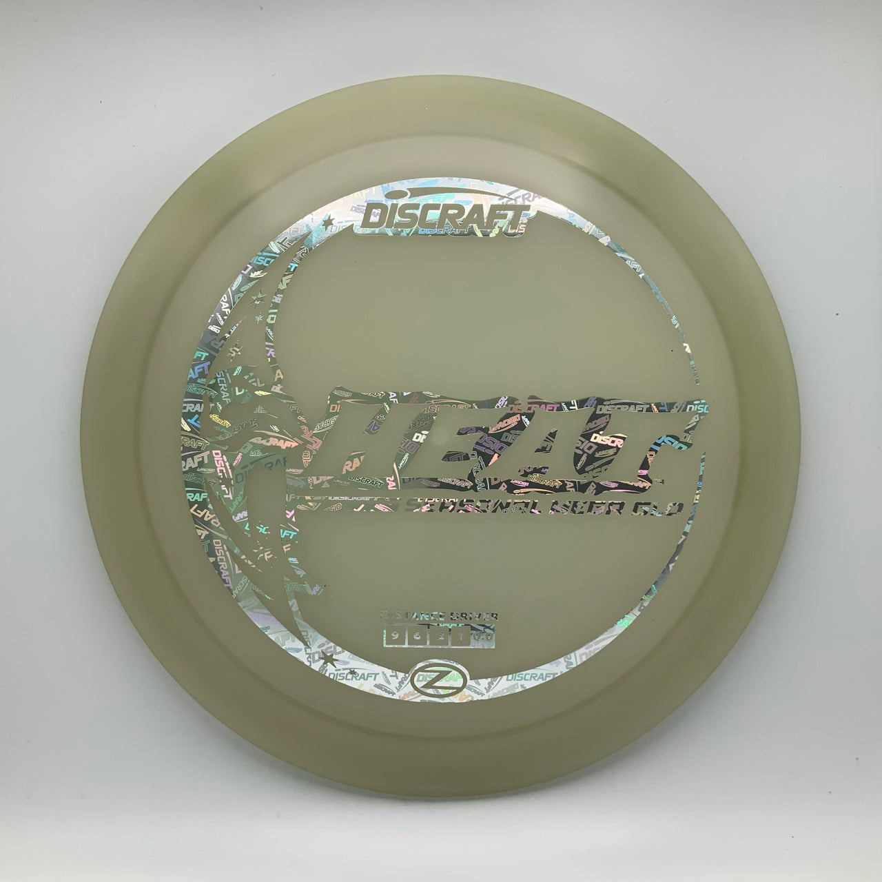 Discraft Heat - Mega Glo Z MegaGlo #9 - 167-169 - Astro Discs TX - Houston Disc Golf