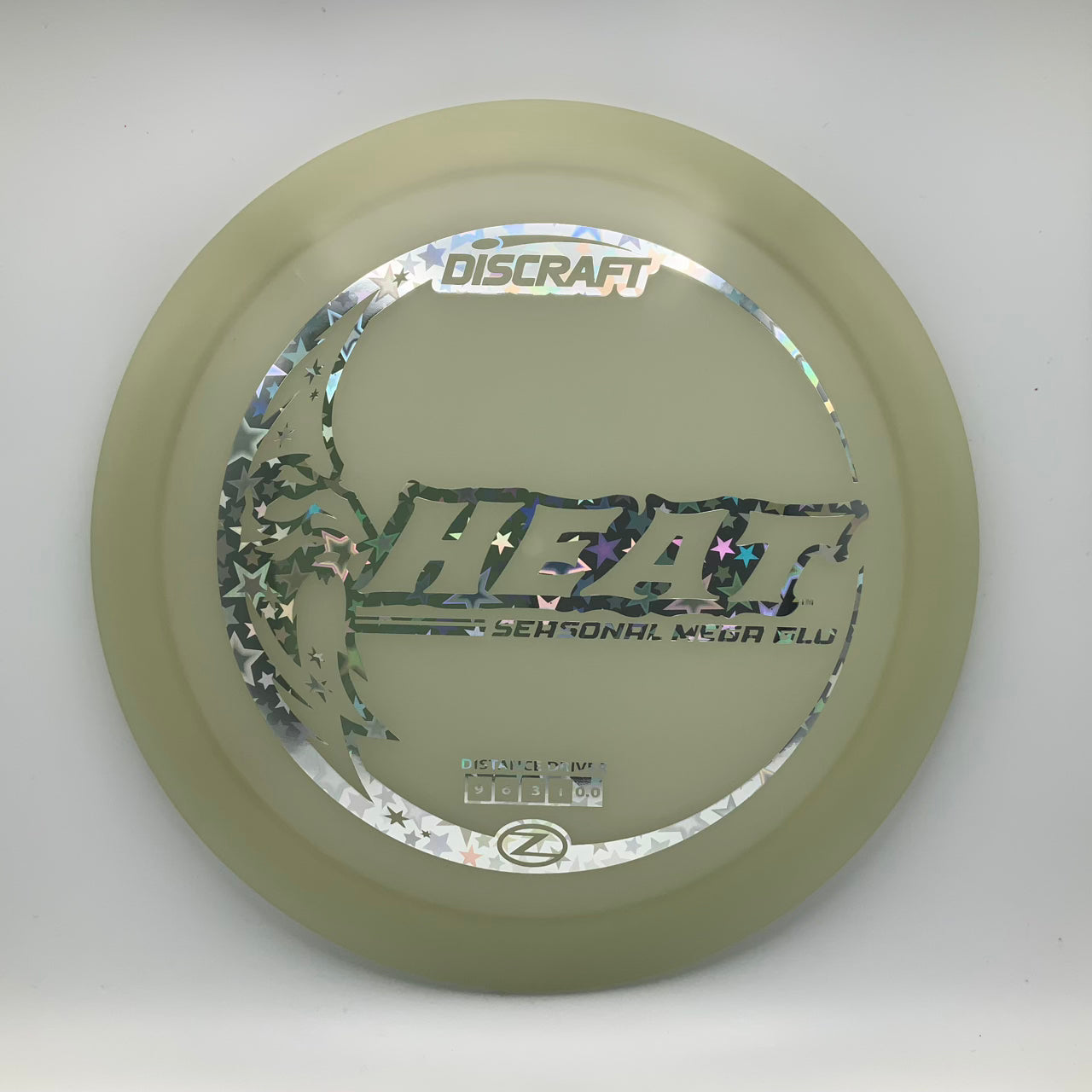 Discraft Heat - Mega Glo Z MegaGlo #11 - 170-172 - Astro Discs TX - Houston Disc Golf