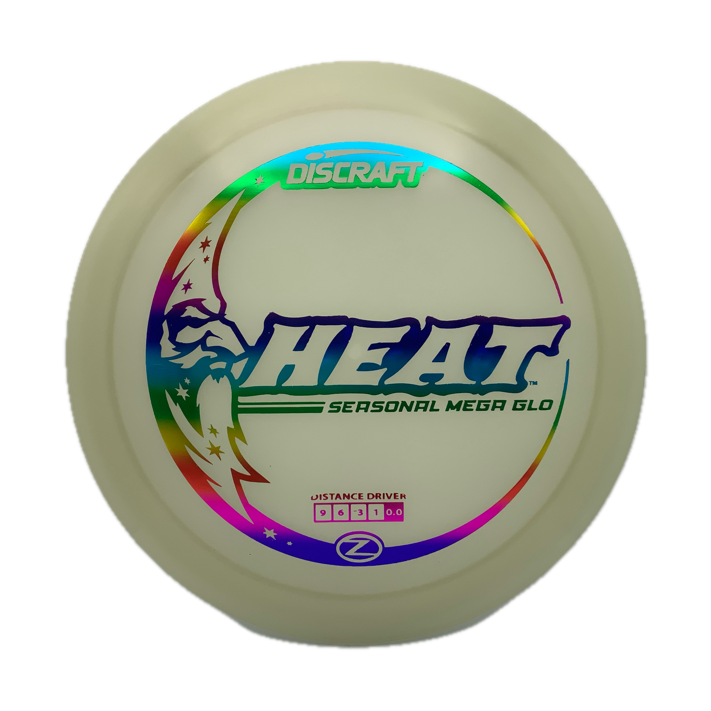 Discraft Heat - Mega Glo Z MegaGlo #13 - 173-174 - Astro Discs TX - Houston Disc Golf