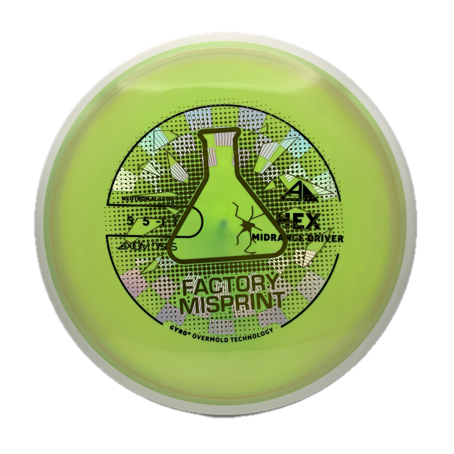 Axiom Axiom Lab 2nd/Misprint Neutron #55 - Hex - 169 - Astro Discs TX - Houston Disc Golf