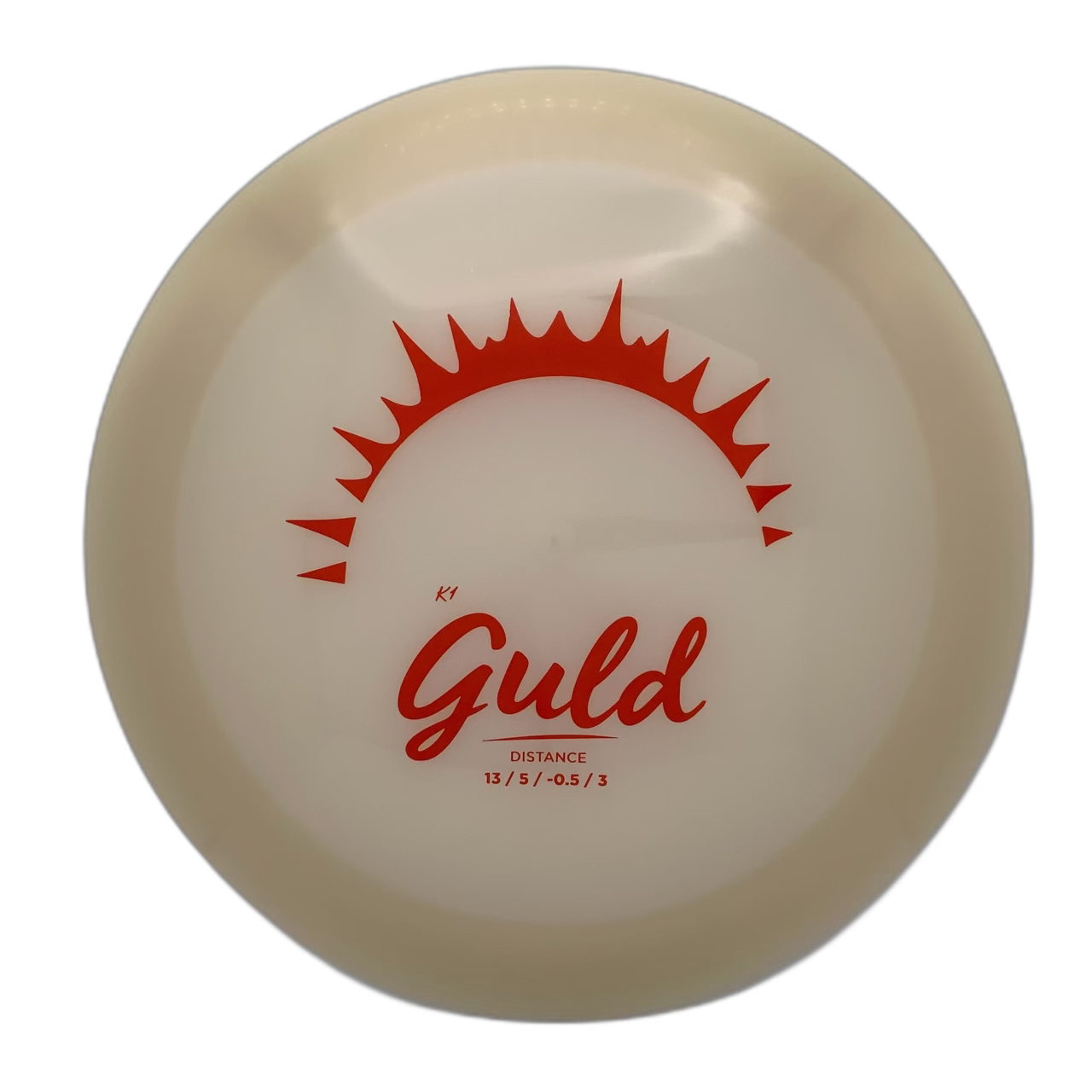 Kastaplast Guld - Glow K1 Glow Red 2 - 175 - Astro Discs TX - Houston Disc Golf