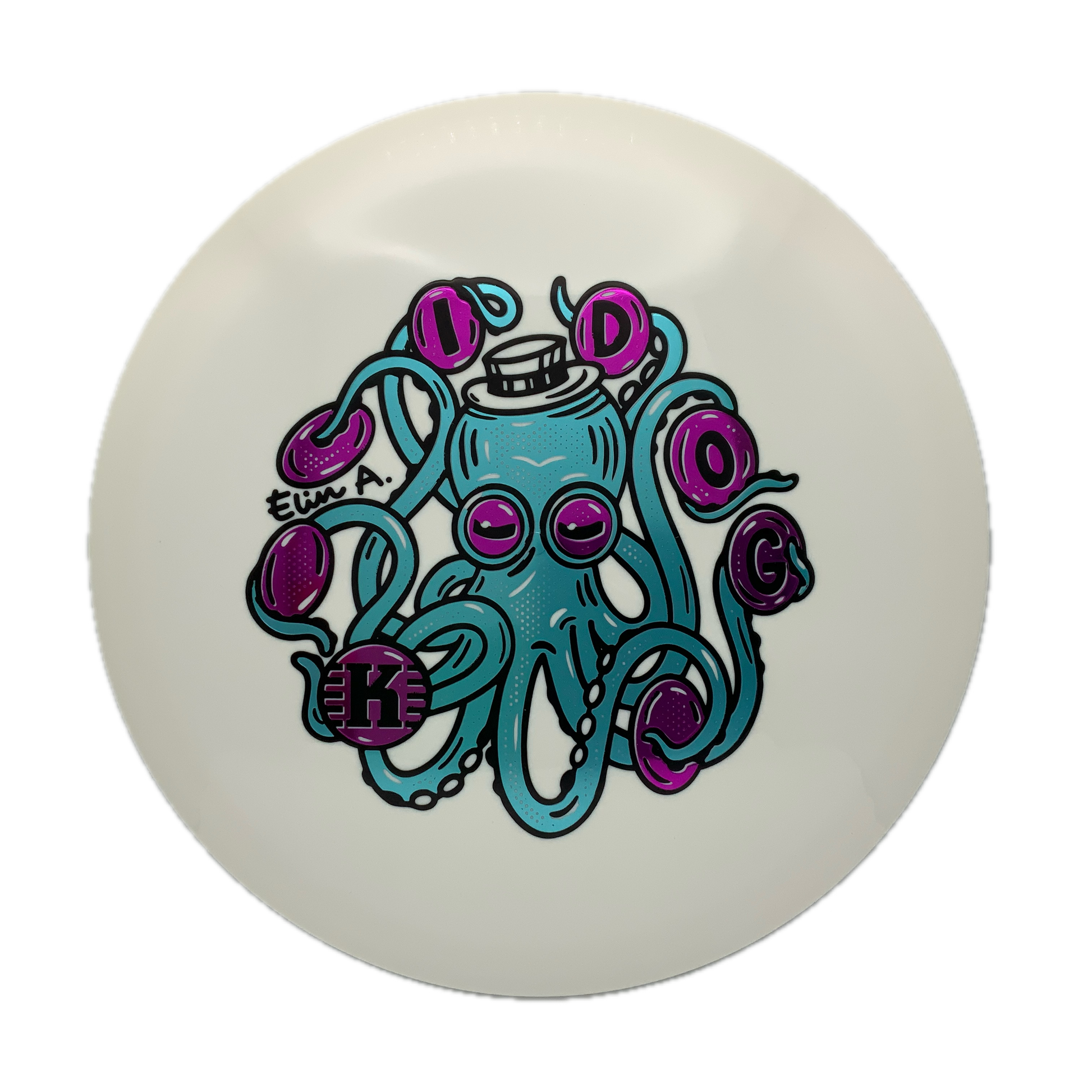 Kastaplast Idog - Collab Elin A Triple Foil K1 #12 - 173 - Astro Discs TX - Houston Disc Golf