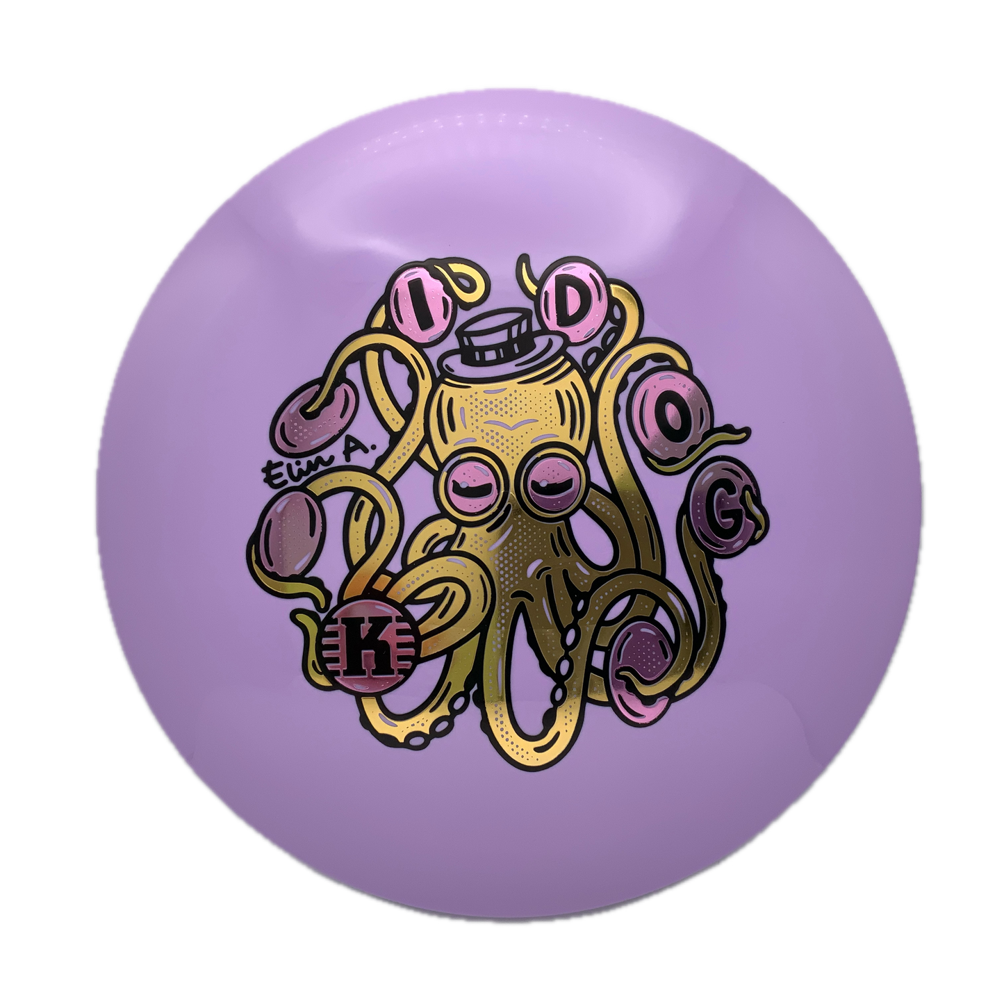 Kastaplast Idog - Collab Elin A Triple Foil K1 #15 - 176 - Astro Discs TX - Houston Disc Golf
