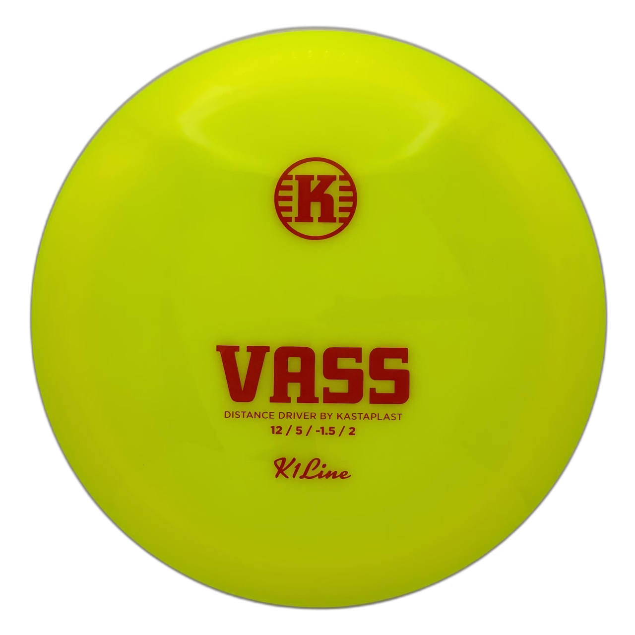 Kastaplast Vass K1 Dayglow 12 - 175 - Astro Discs TX - Houston Disc Golf