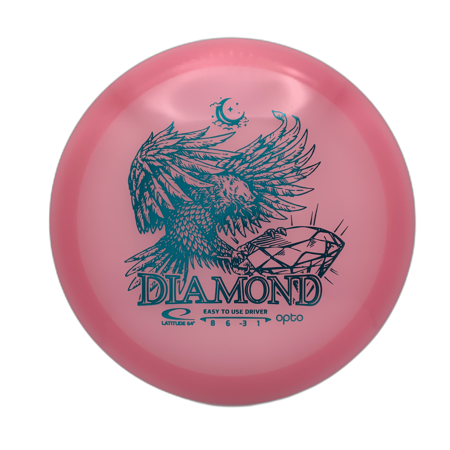 Latitude Glow Opto Diamond - Astro Discs TX - Houston Disc Golf