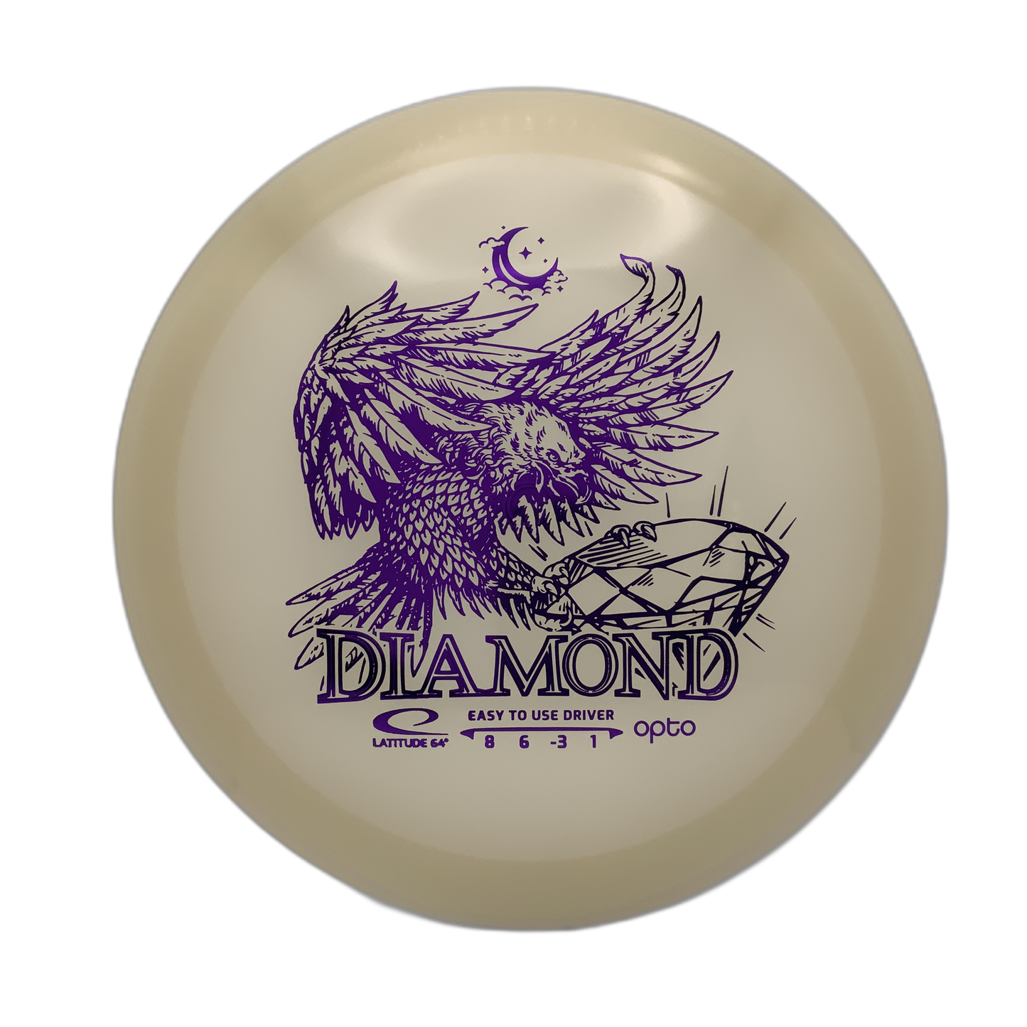 Latitude Glow Opto Diamond - Astro Discs TX - Houston Disc Golf