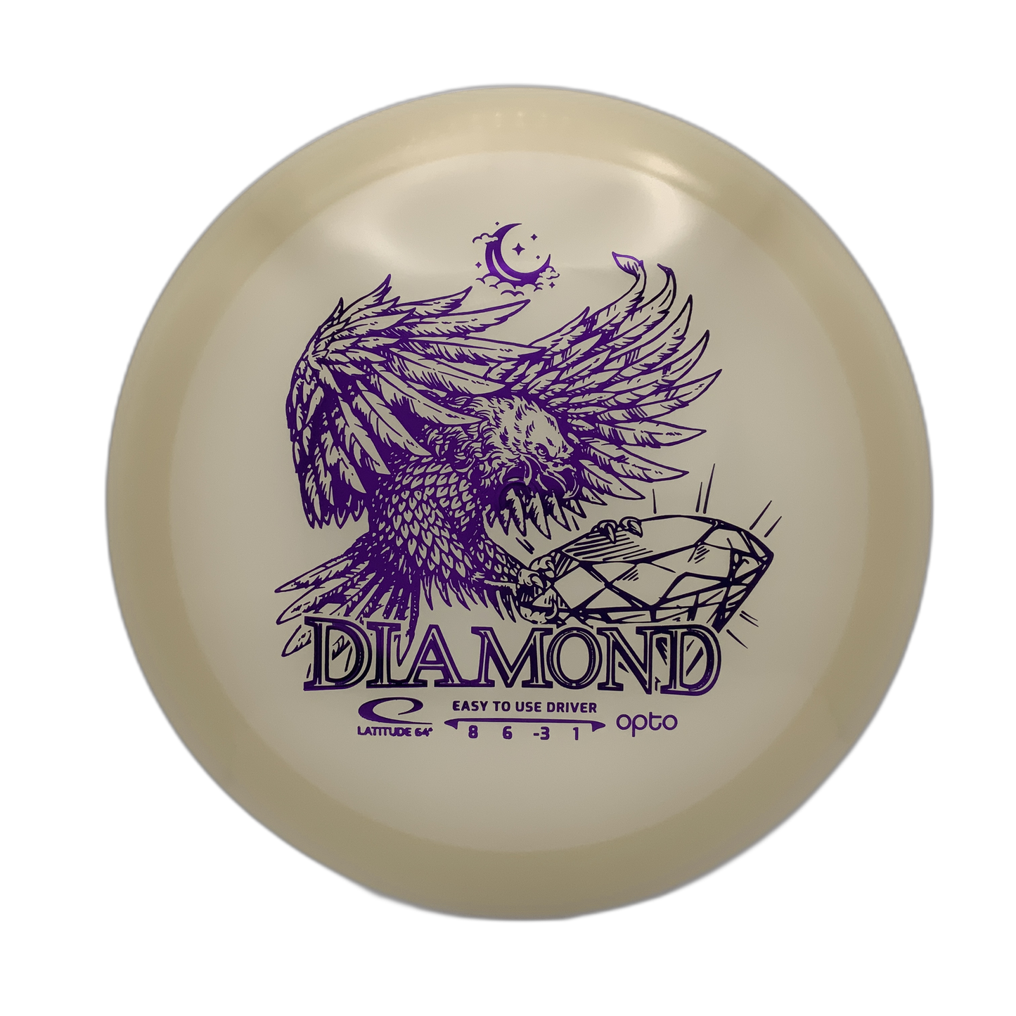 Latitude Glow Opto Diamond - Astro Discs TX - Houston Disc Golf