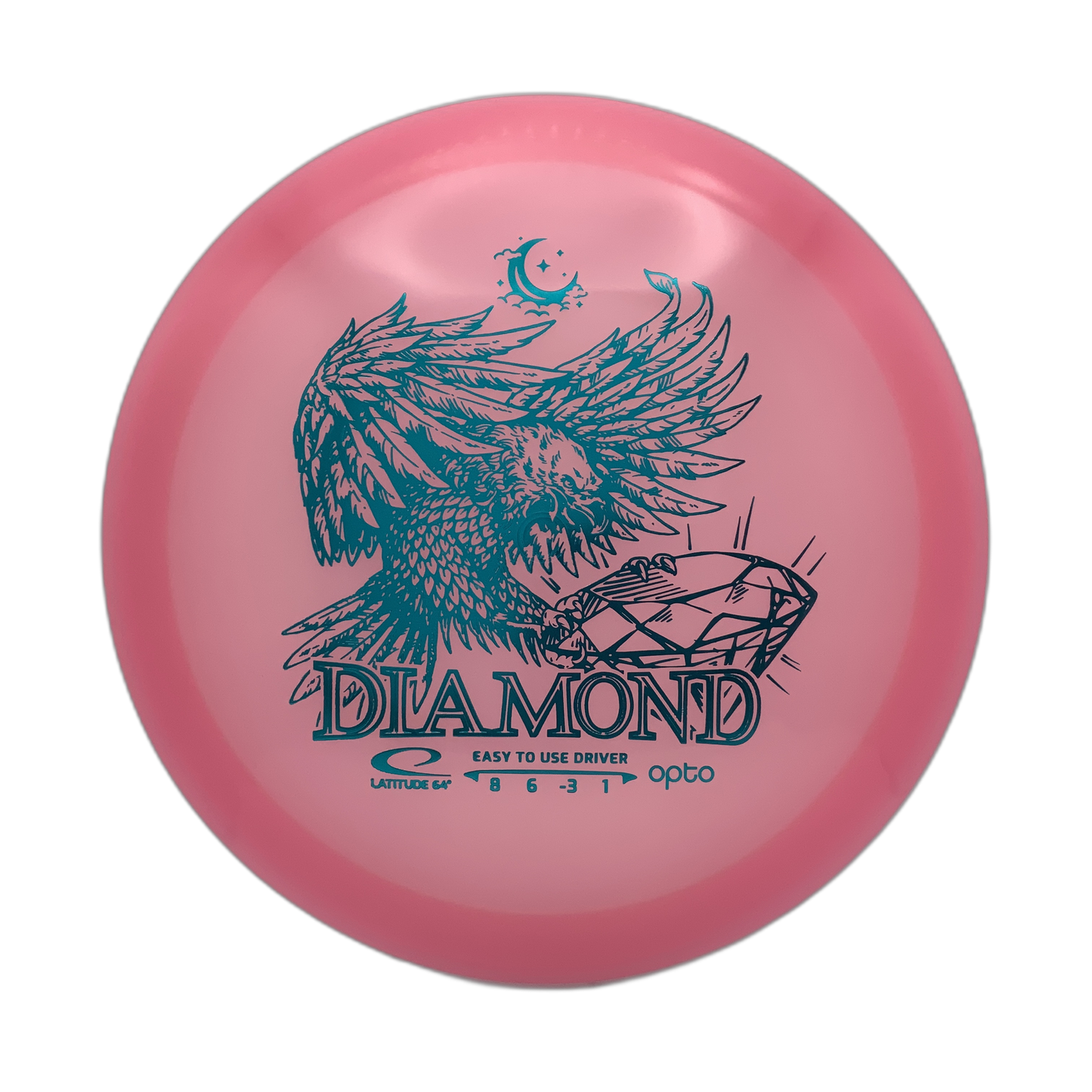 Latitude Glow Opto Diamond - Astro Discs TX - Houston Disc Golf