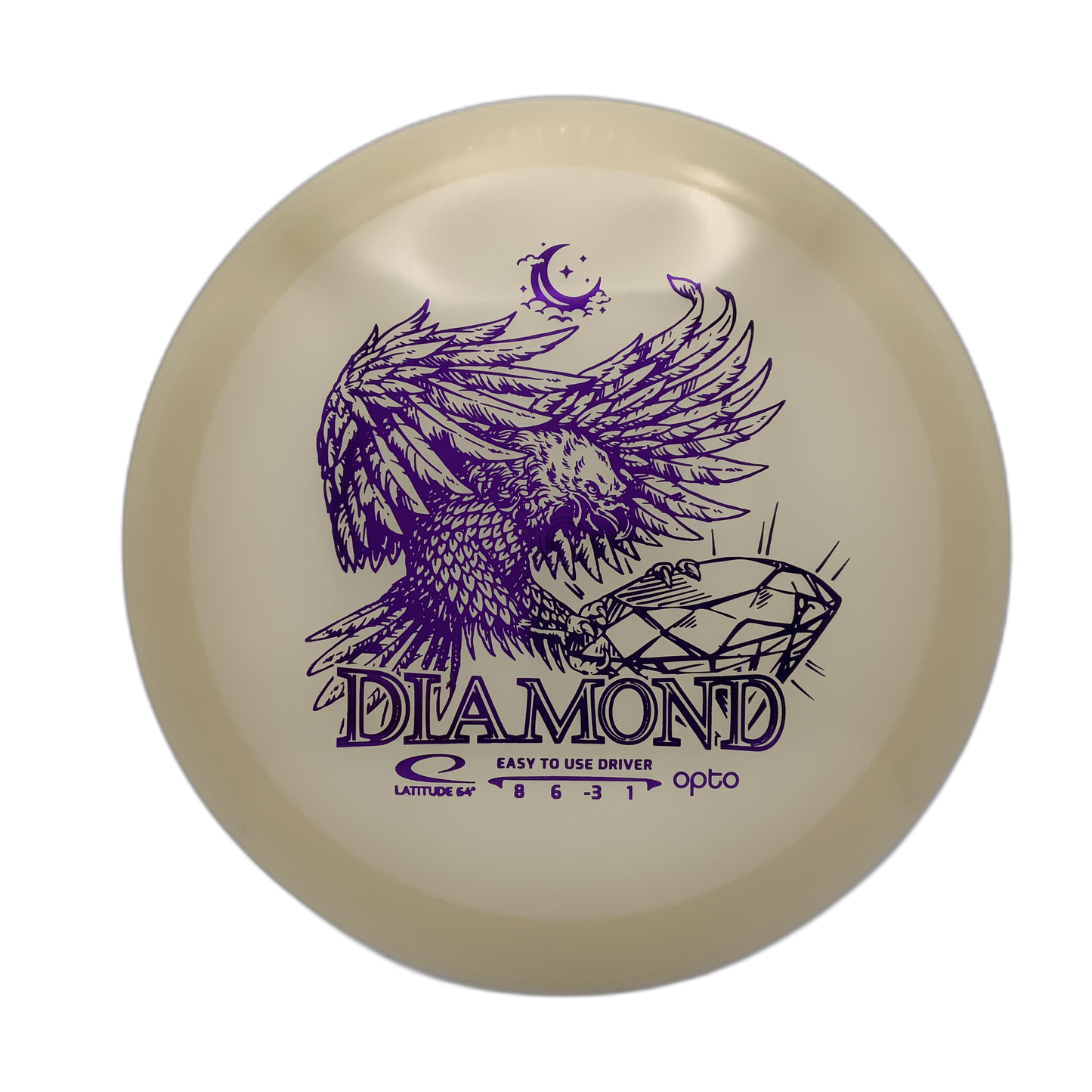 Latitude Glow Opto Diamond - Astro Discs TX - Houston Disc Golf